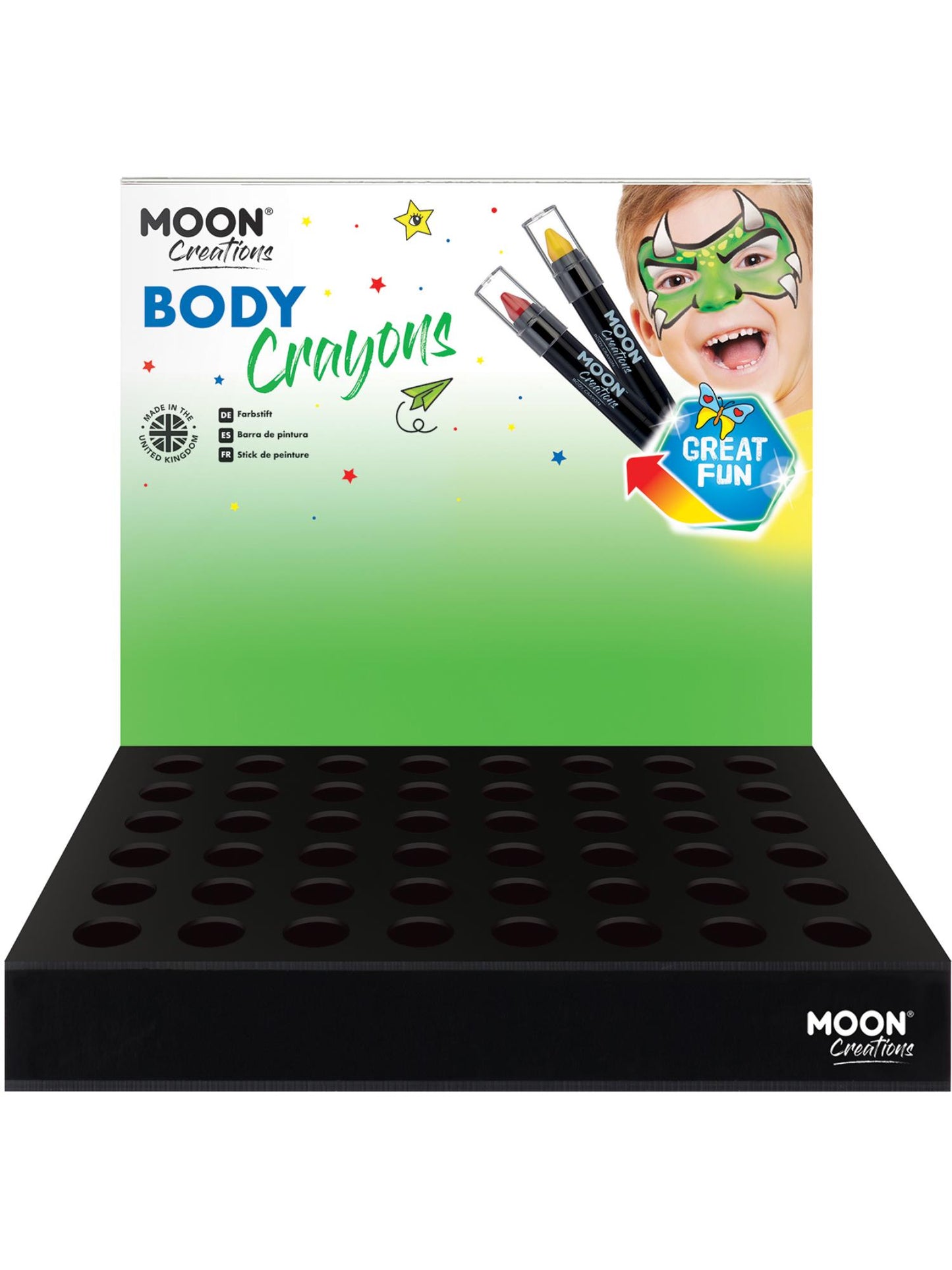 Smiffys Moon Creations Body Crayons, SF für Unisex