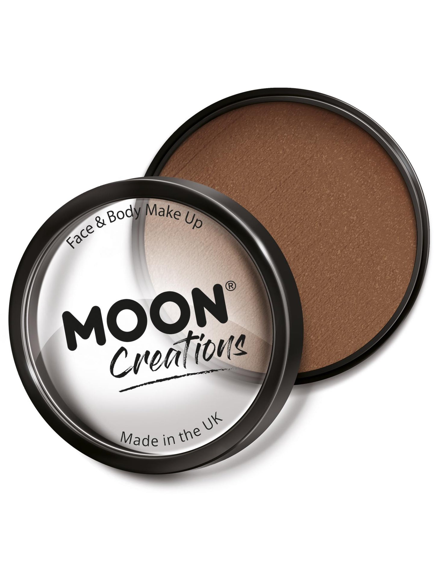 Smiffys Moon Creations Pro Face Paint Cake Pot Mid Brown Gesichtsfarbe 36 g