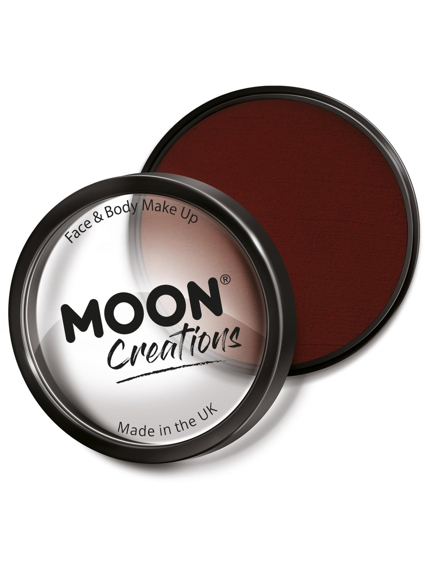Smiffys Moon Creations Pro Face Paint Cake Pot, Dark Red CD für Unisex