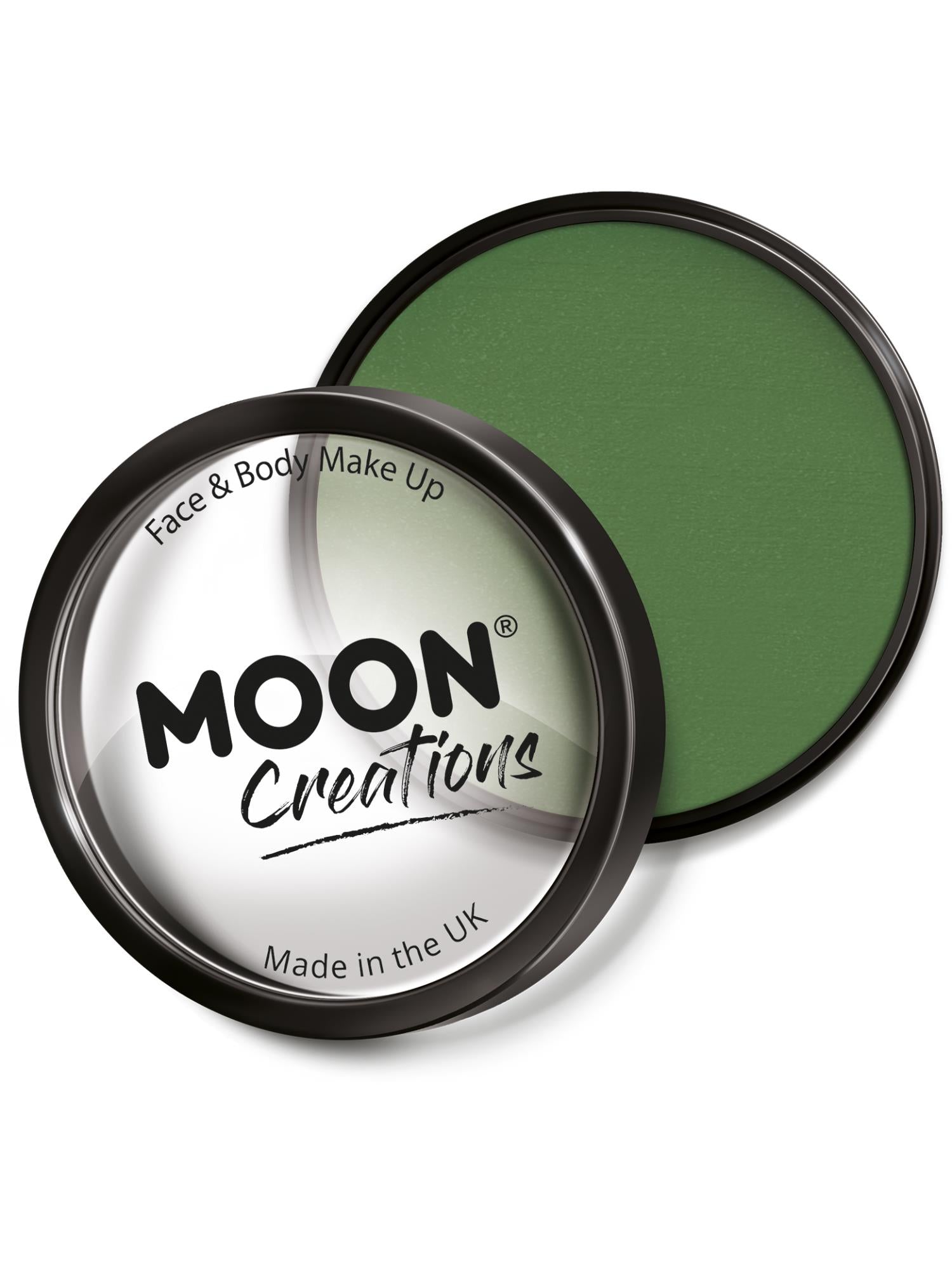 Smiffys Moon Creations Pro Face Paint Cake Pot,Grass Green CD für Unisex