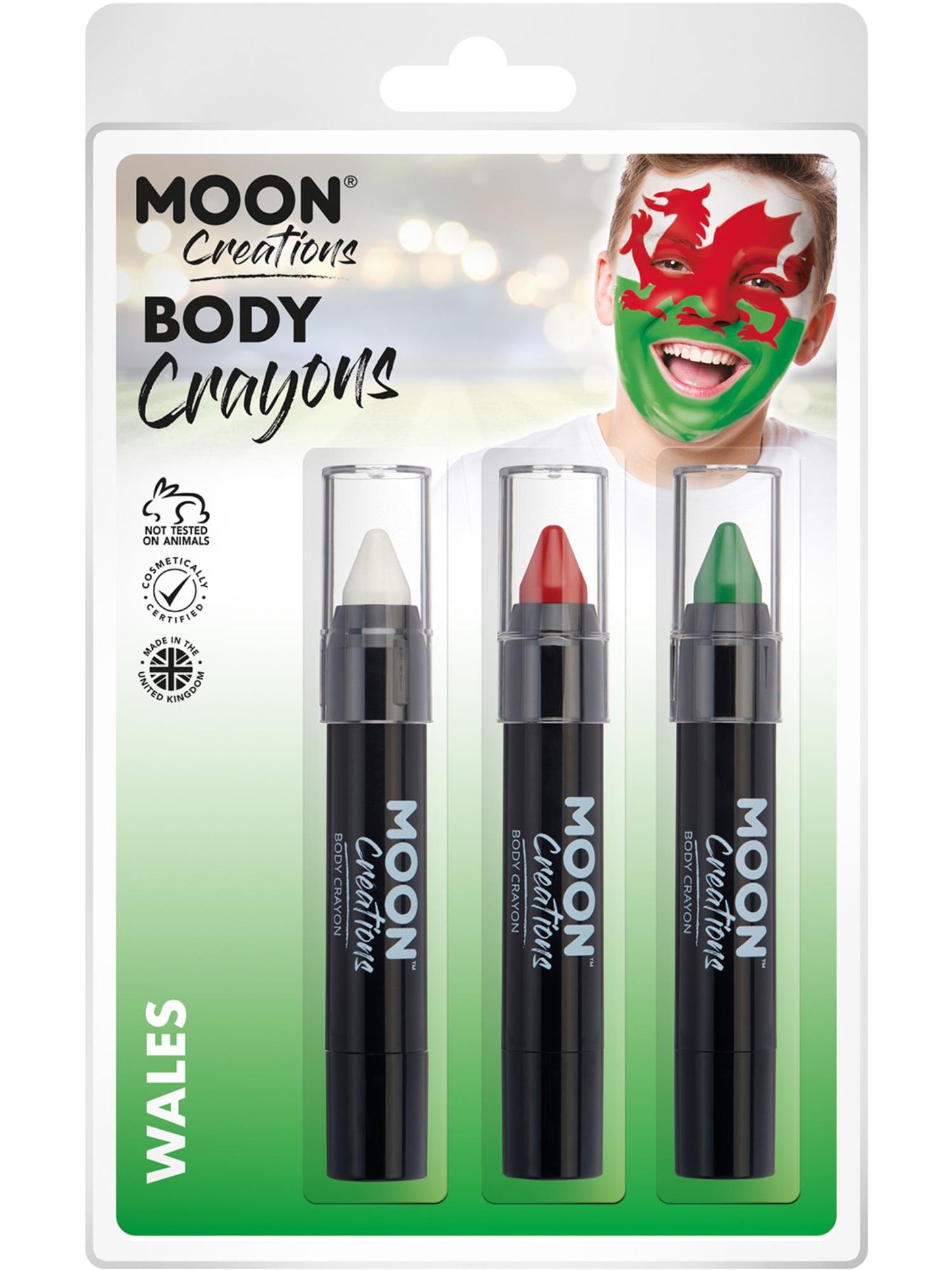 Smiffys Moon Creations Body Crayons, CD für Unisex