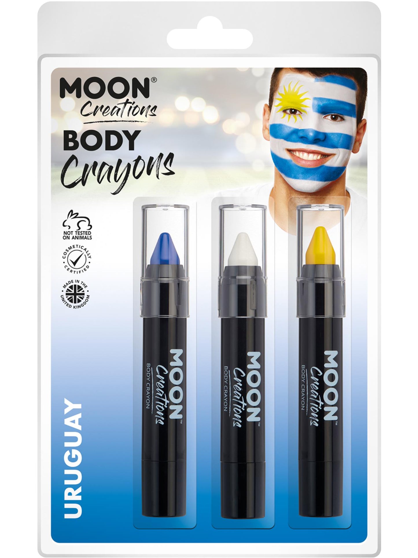 Smiffys Moon Creations Body Crayons, CD für Unisex