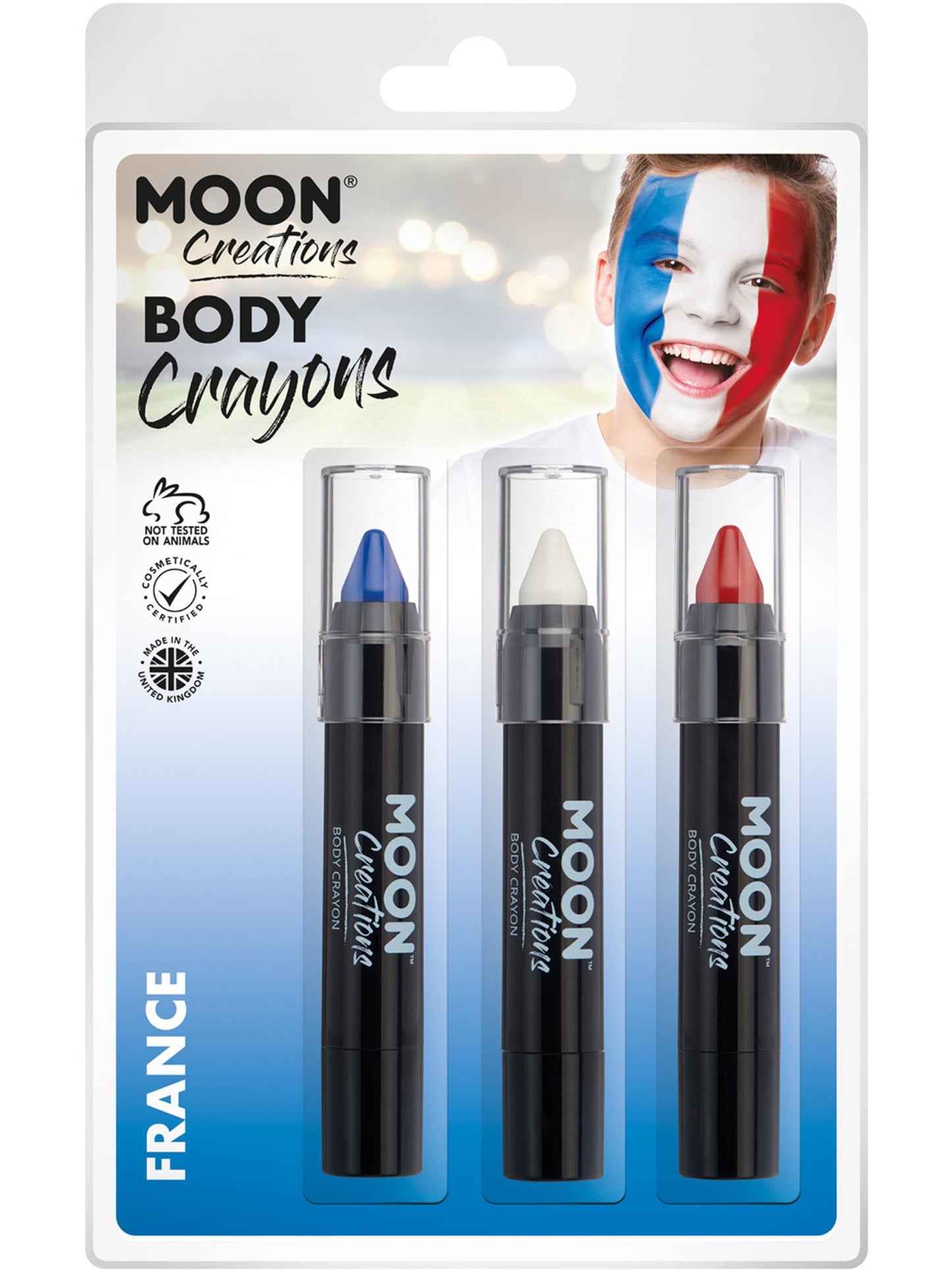 Smiffys Moon Creations Body Crayons, CD für Unisex