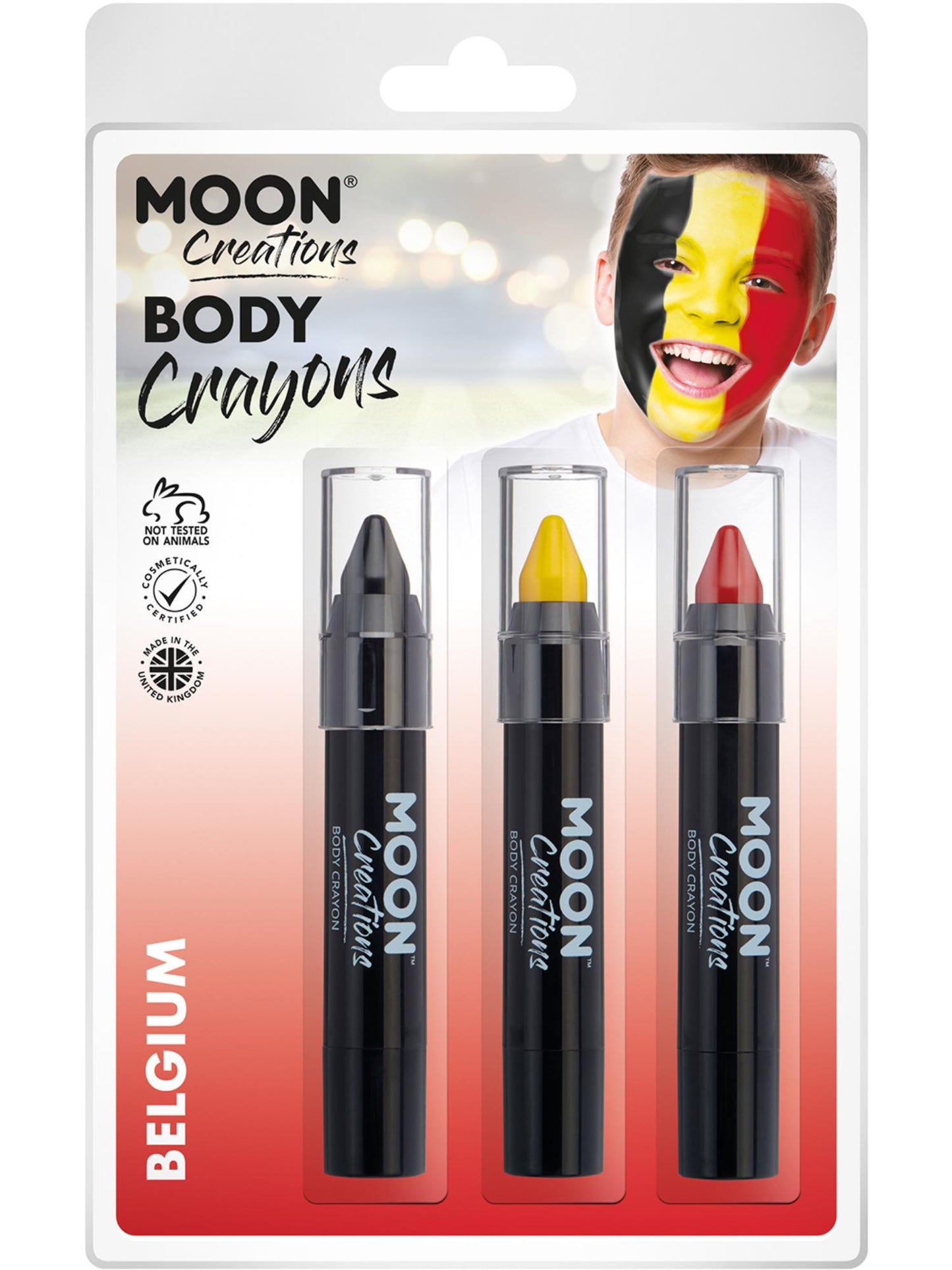 Smiffys Moon Creations Body Crayons, CD für Unisex