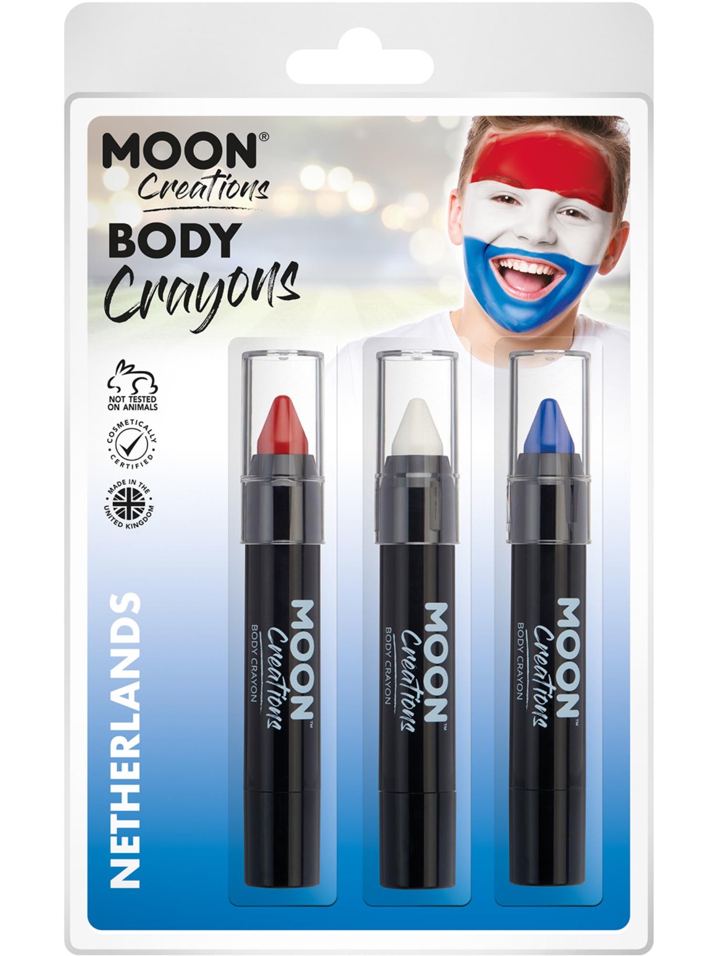 Smiffys Moon Creations Body Crayons, CD für Unisex
