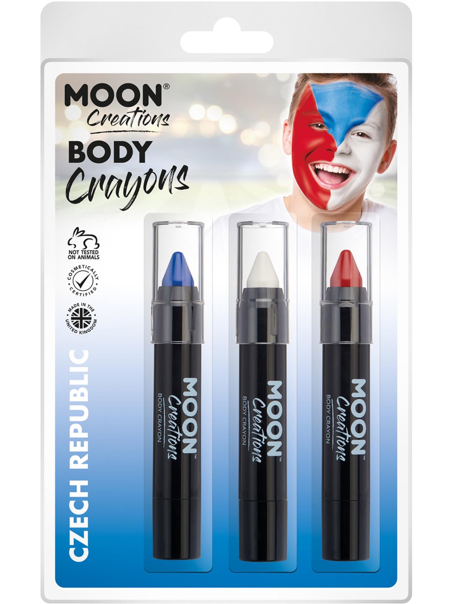 Smiffys Moon Creations Body Crayons, CD für Unisex