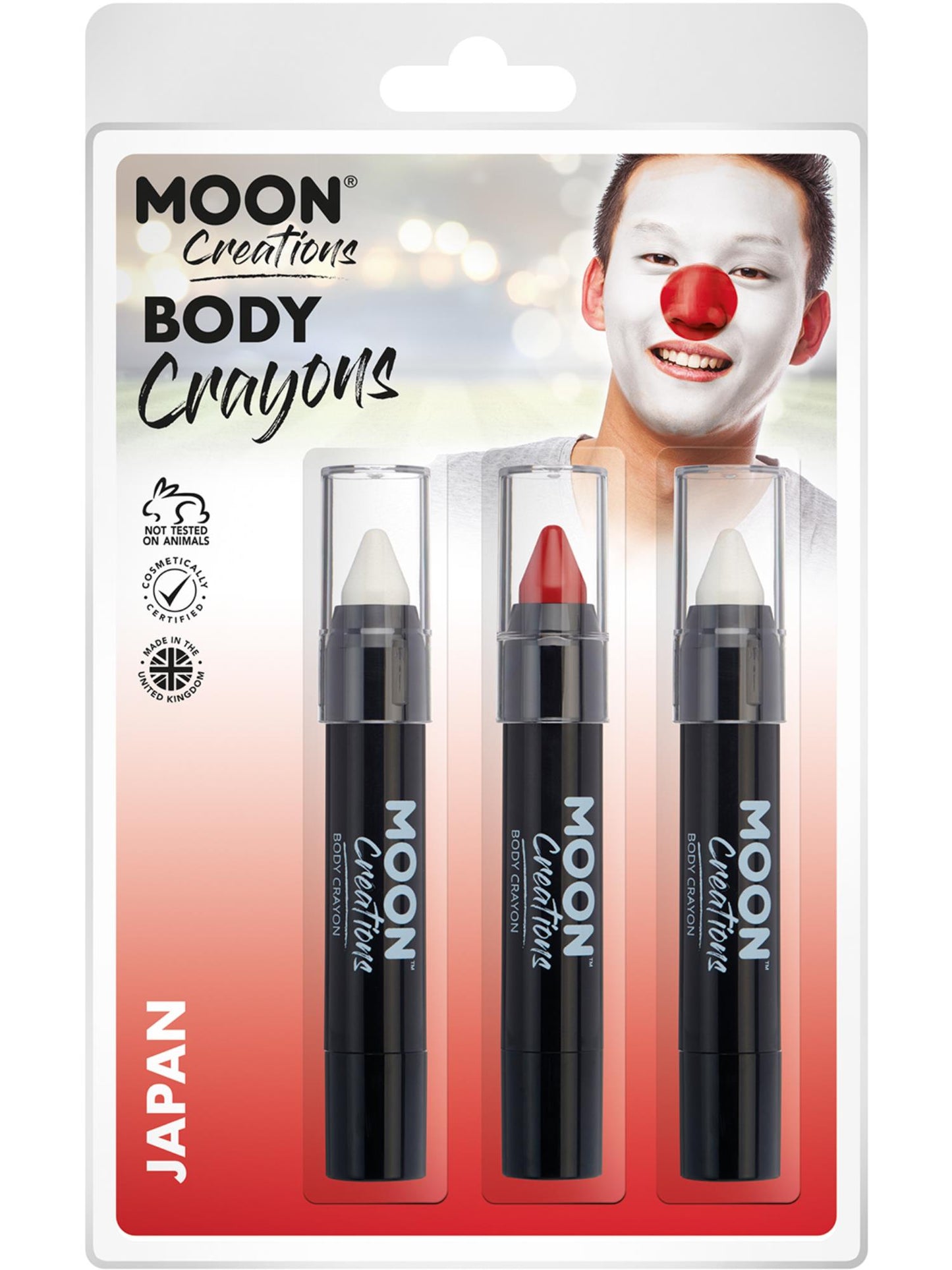 Smiffys Moon Creations Body Crayons, CD für Unisex
