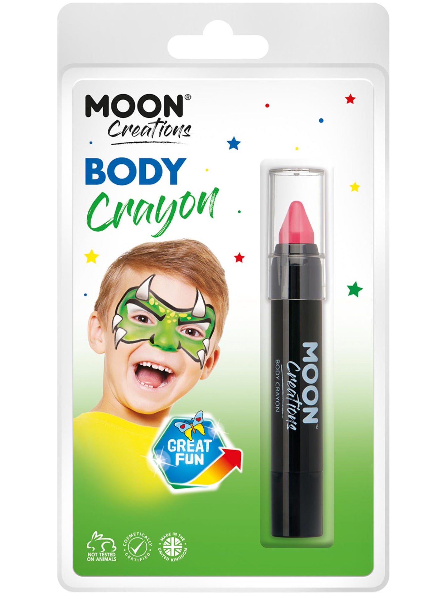 Smiffys Moon Creations Body Crayons, Bright Pink CD für Unisex