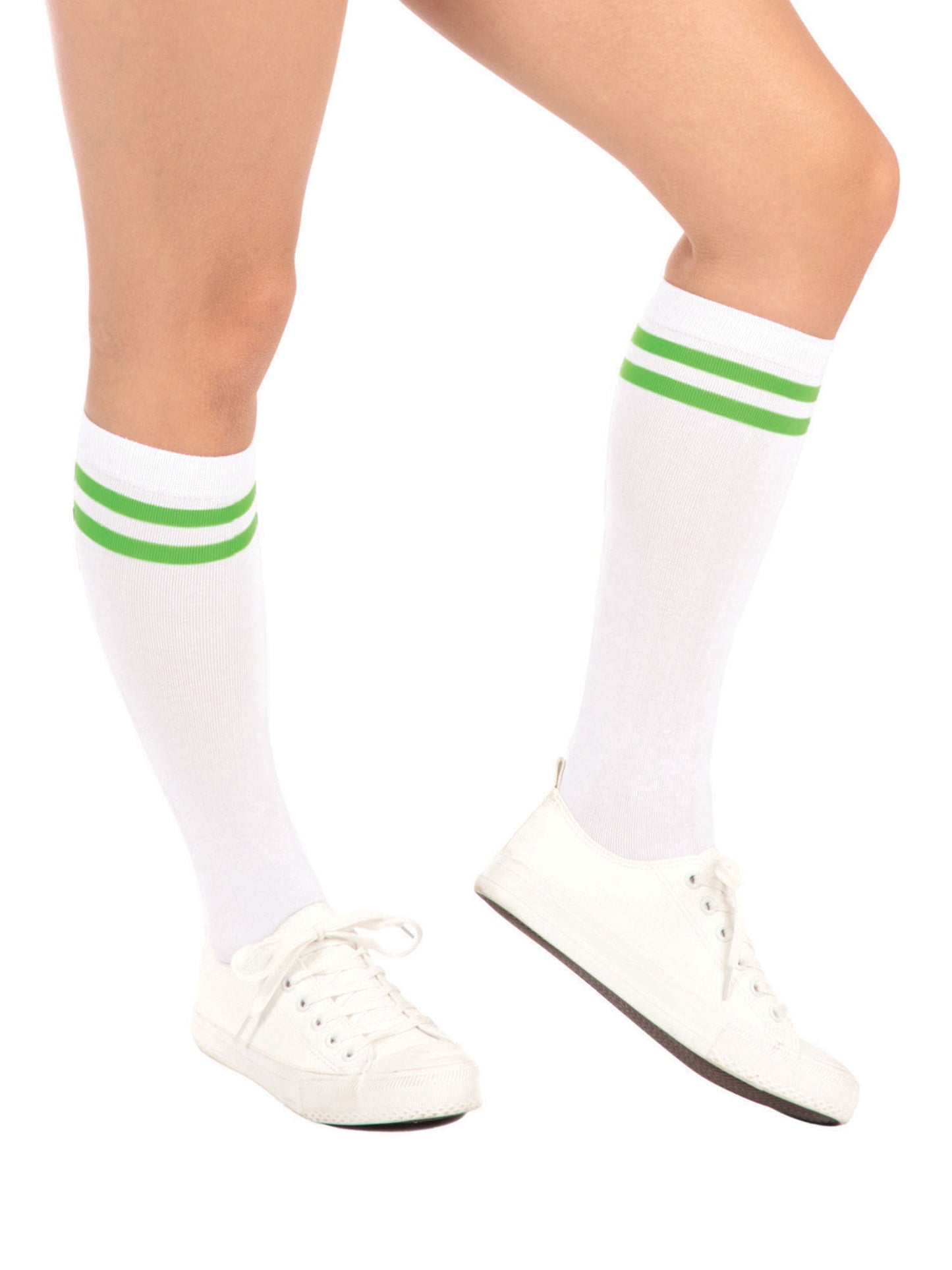 Rubies grüne Neon Tube Socks für Kostüm und Party