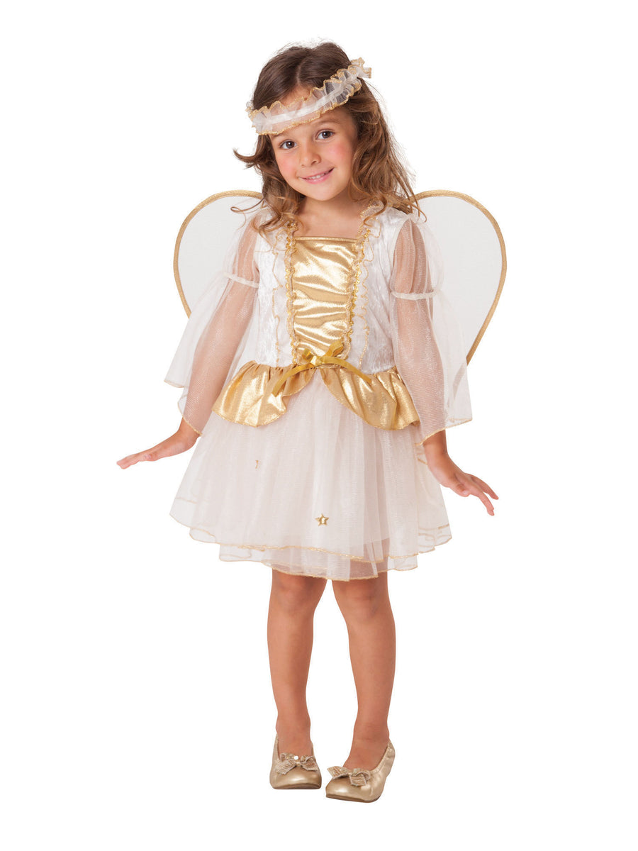 Rubies Angel Kinderkostüm für Kleinkinder mit Kleid Flügeln und Kopfschmuck