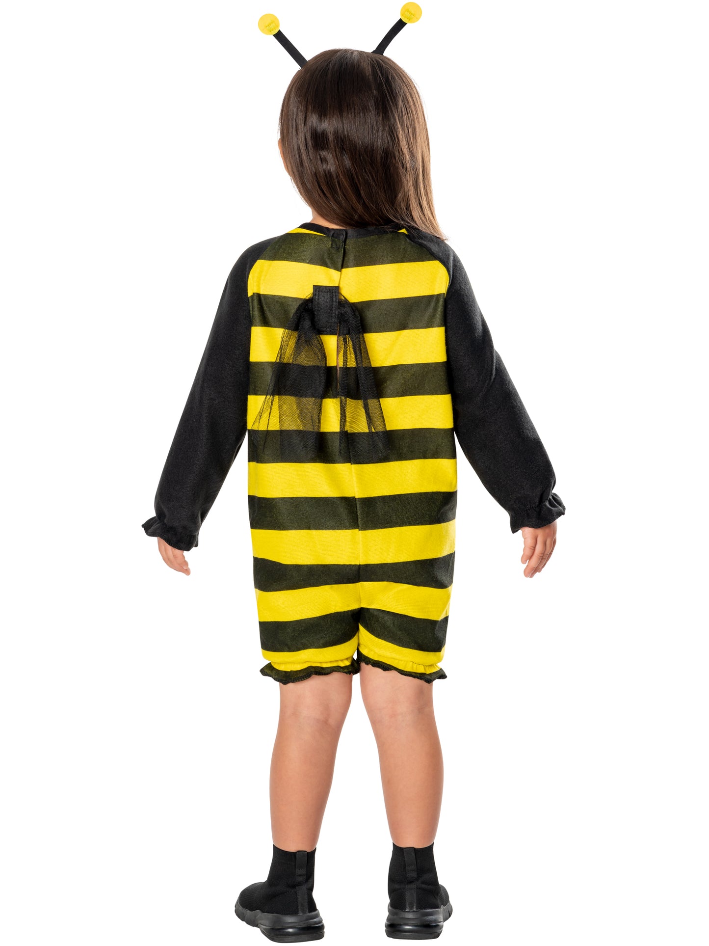 Rubies Bumble Bee Kinderkostüm für Mädchen mit Overall, Flügeln und Haarreif – Detailansicht