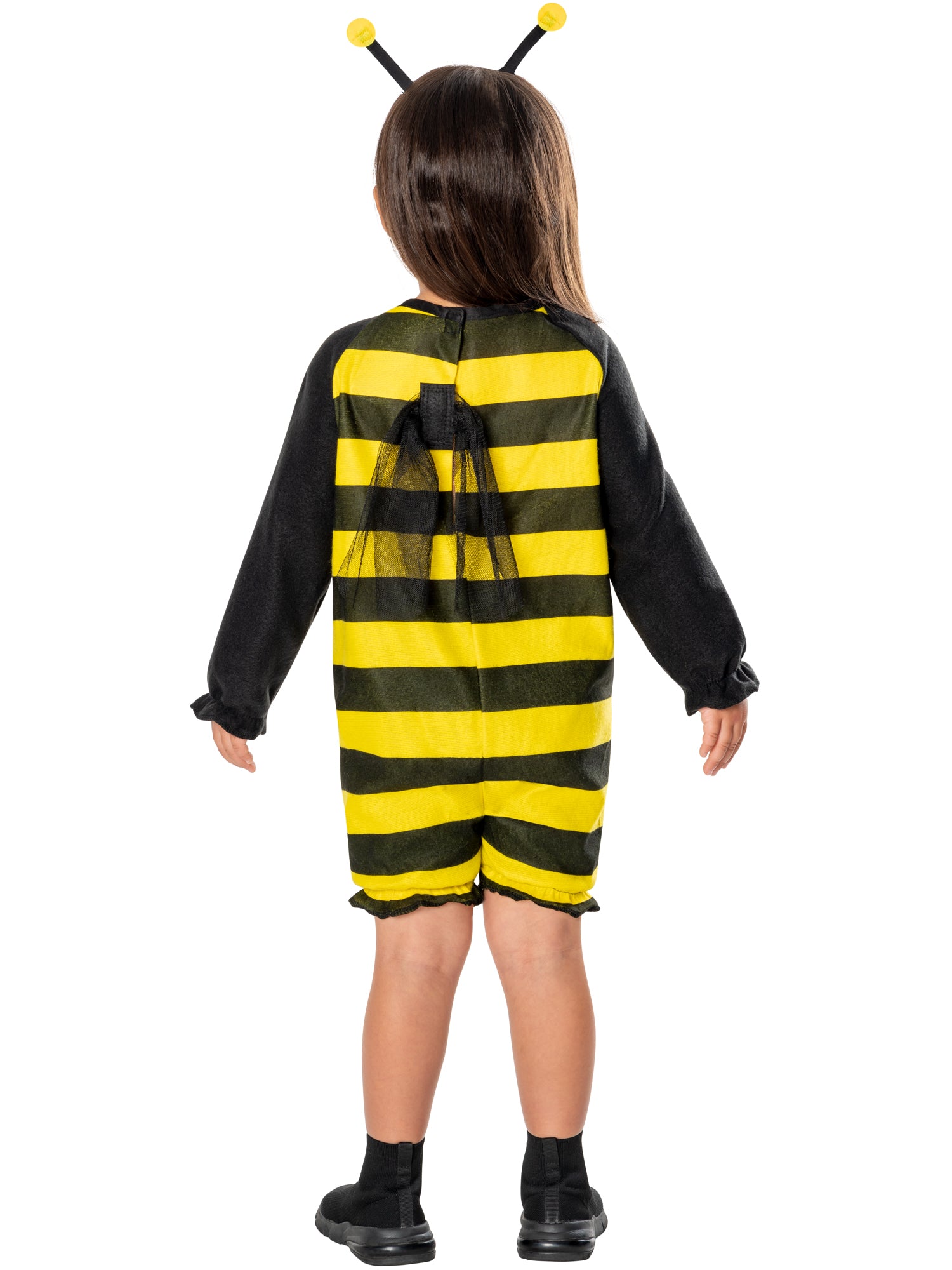 Rubies Bumble Bee Kinderkostüm für Mädchen mit Overall, Flügeln und Haarreif – Detailansicht