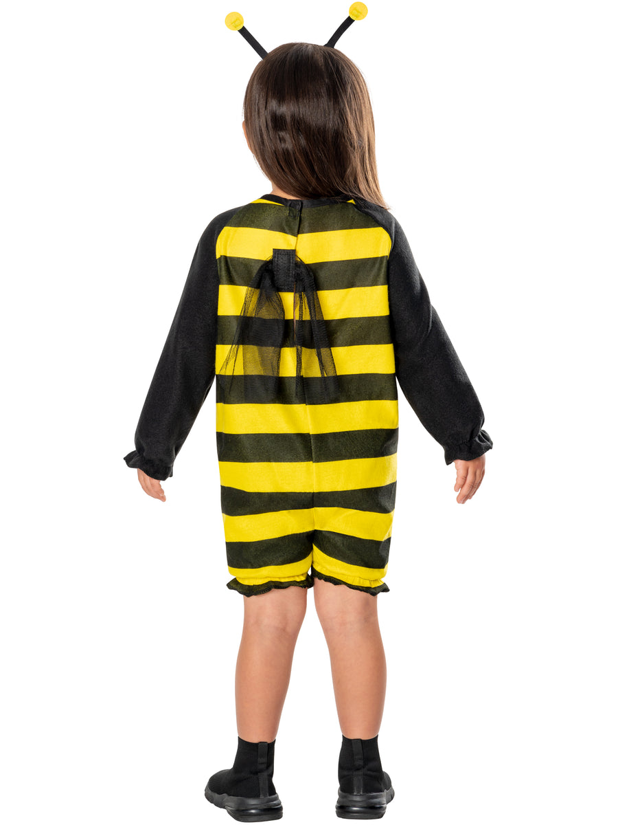 Rubies Bumble Bee Kinderkostüm für Mädchen mit Overall, Flügeln und Haarreif – Detailansicht