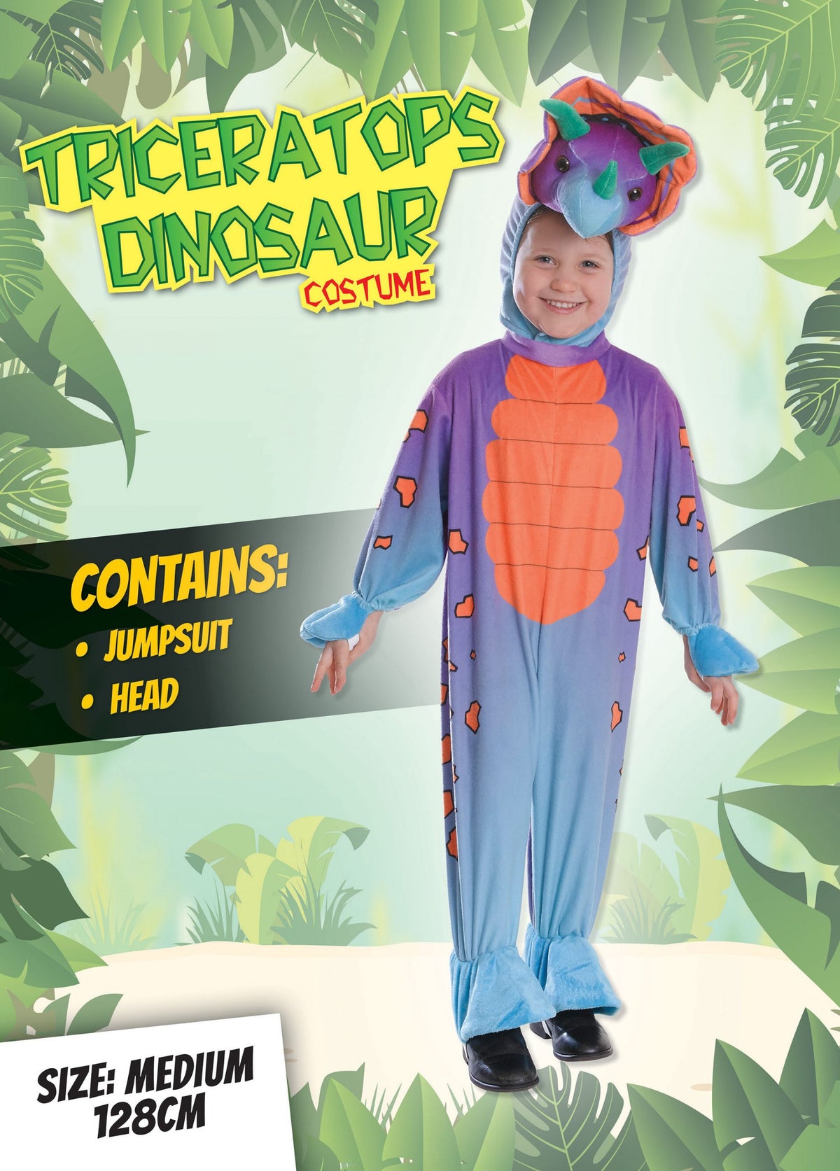 Rubies Triceratops Dinosaur Kinderkostüm für Unisex