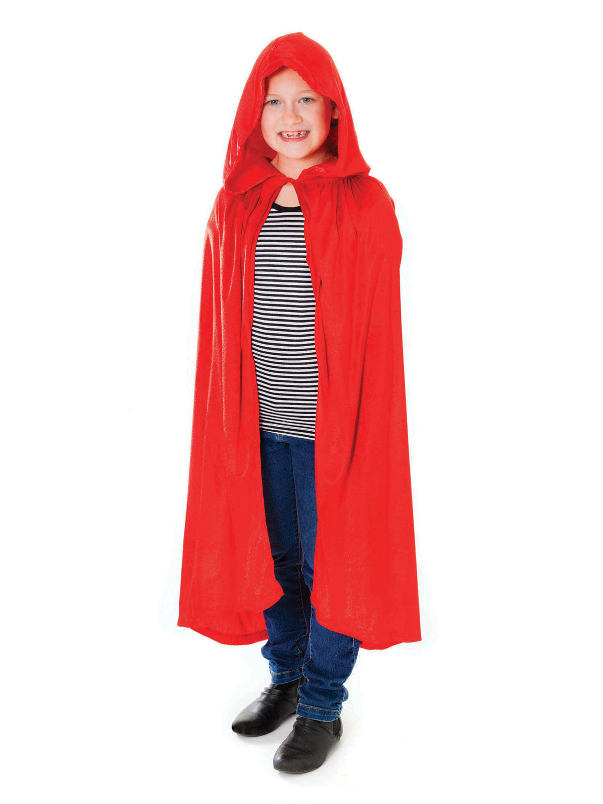Rubies Velvet Red Hooded Cloak 88Cm Kinderkostüm für Unisex