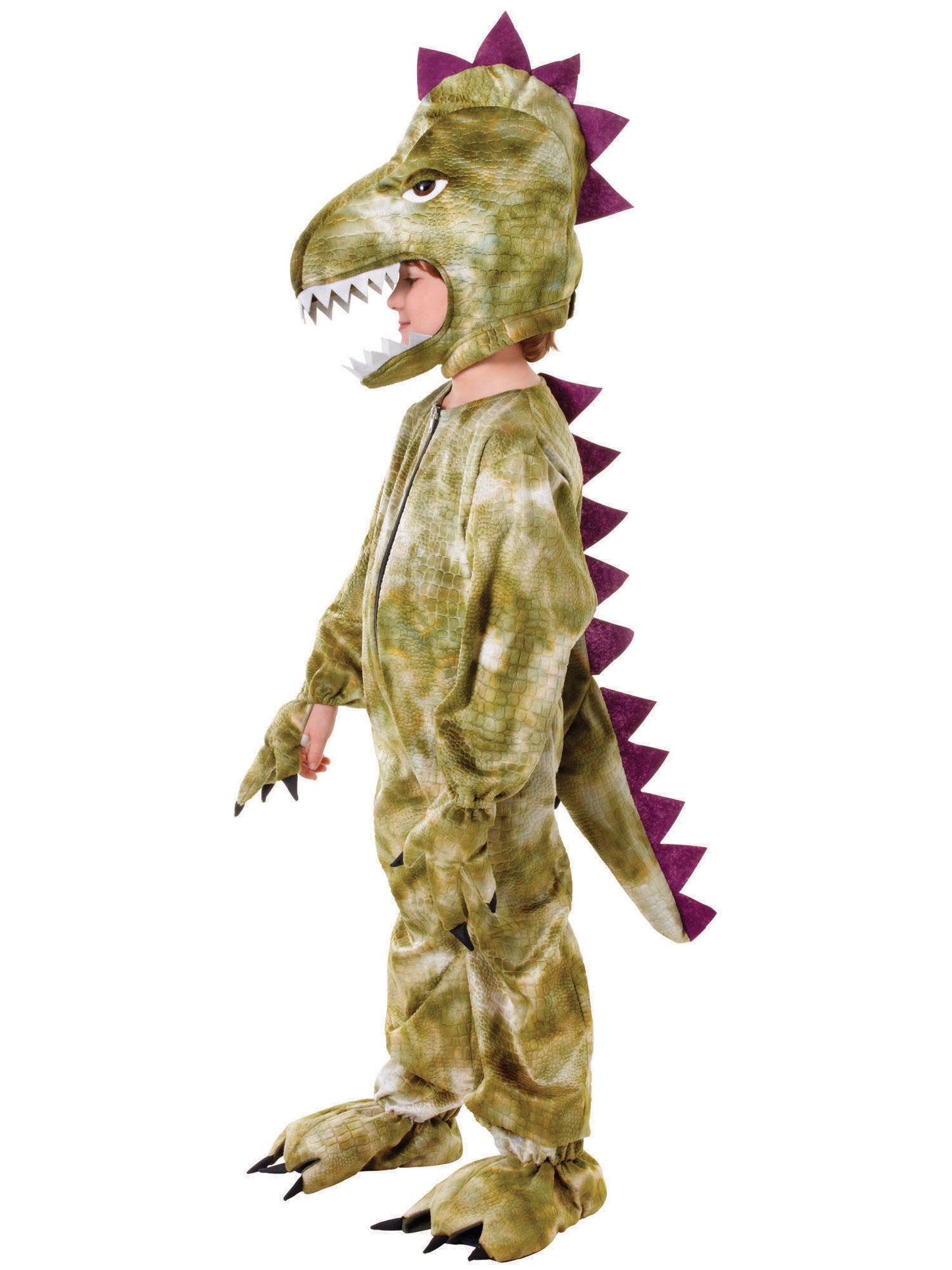 Rubies Dinosaurier Kinderkostüm für Jungen mit Overall und Kopfbedeckung – Produktansicht