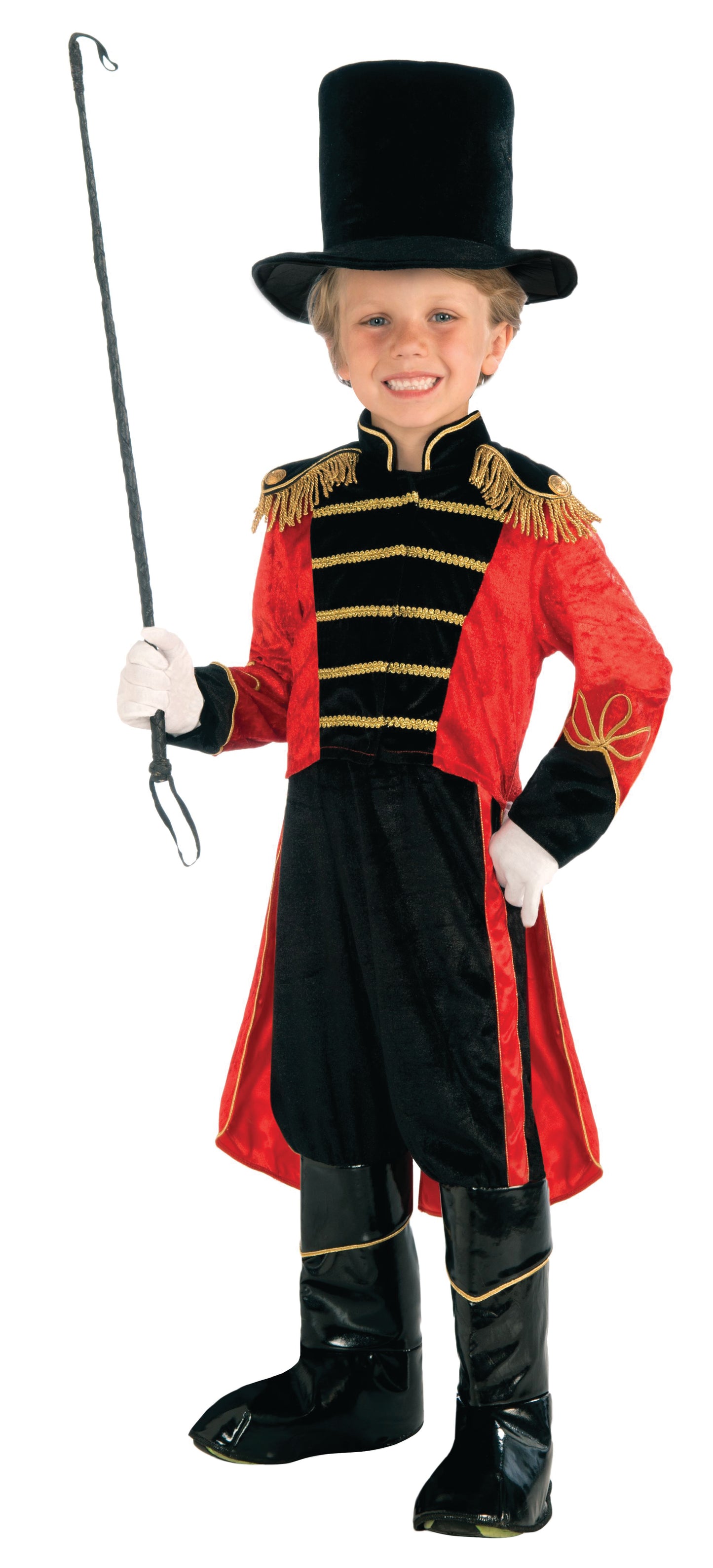 Rubies Ringmaster-Kinderkostüm für Jungen mit Jacke Hose und Hut