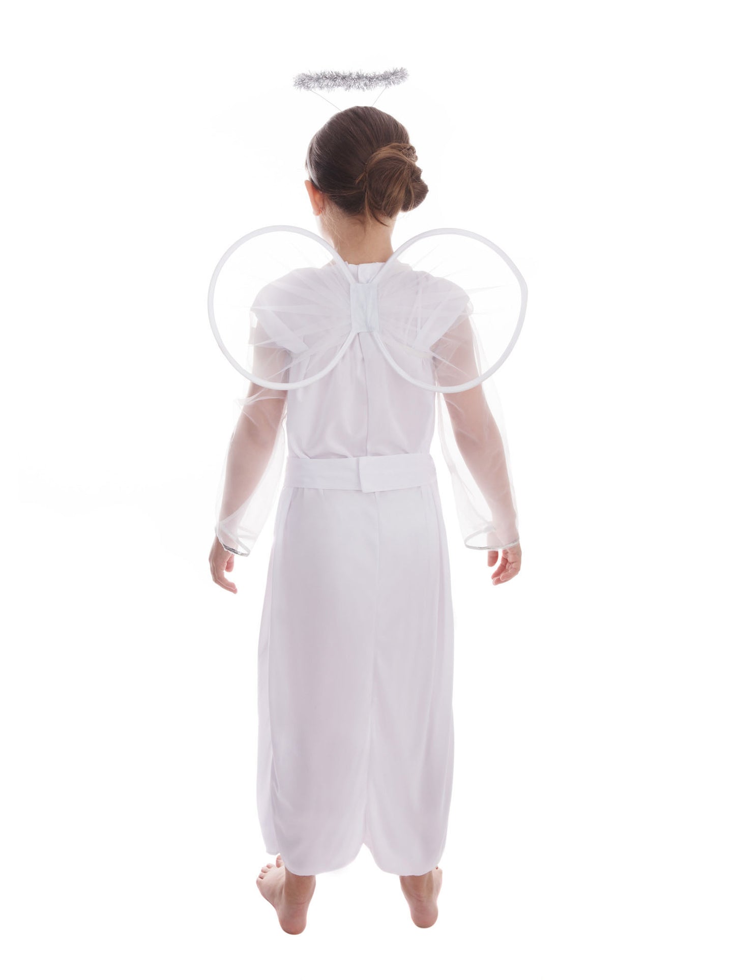 Rubies Angel Kinderkostüm für Mädchen mit Kleid, Halo und Flügeln – Seitenansicht