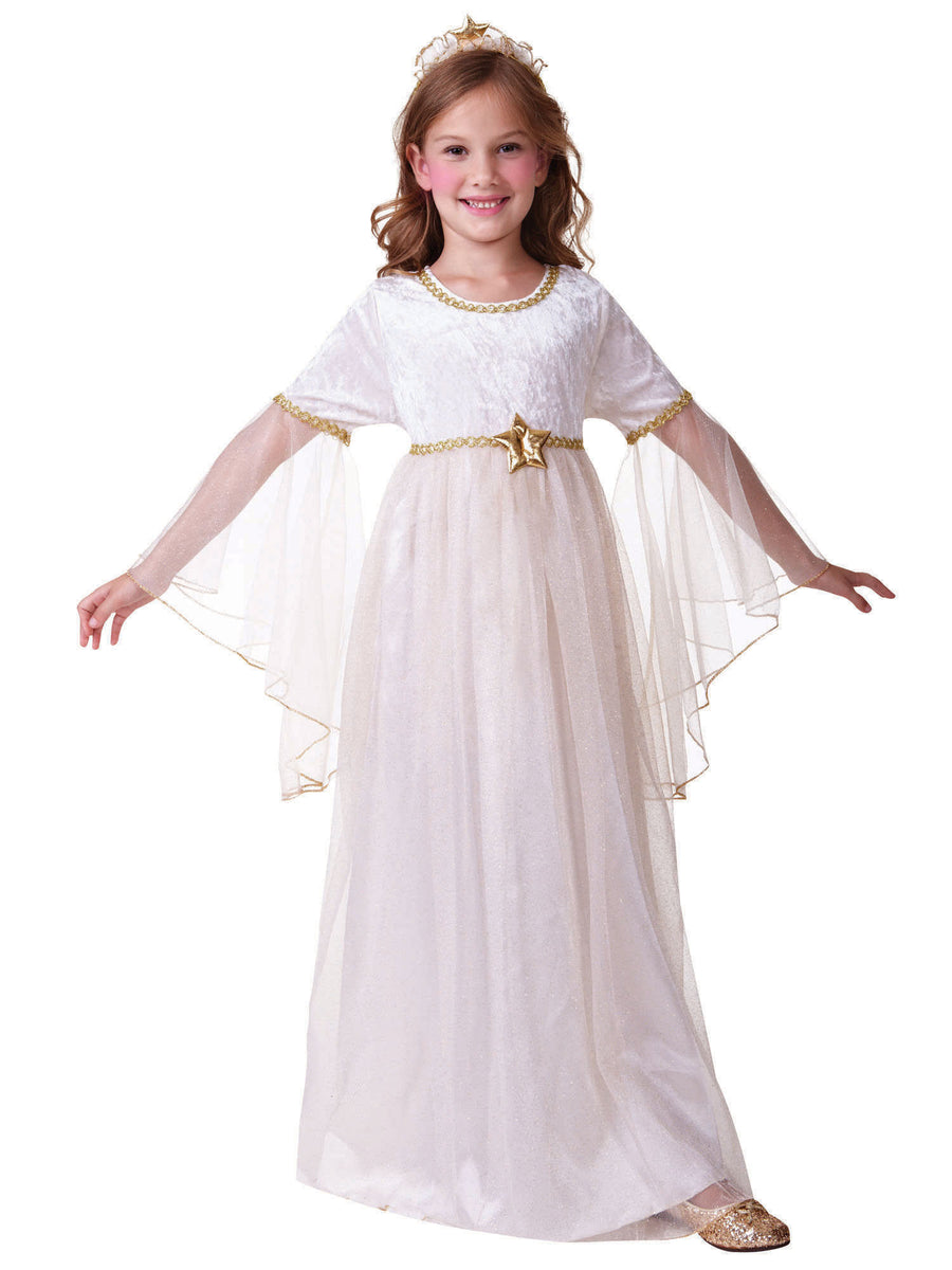 Rubies Angel Costume Long Sleeves (S) Kinderkostüm für Unisex