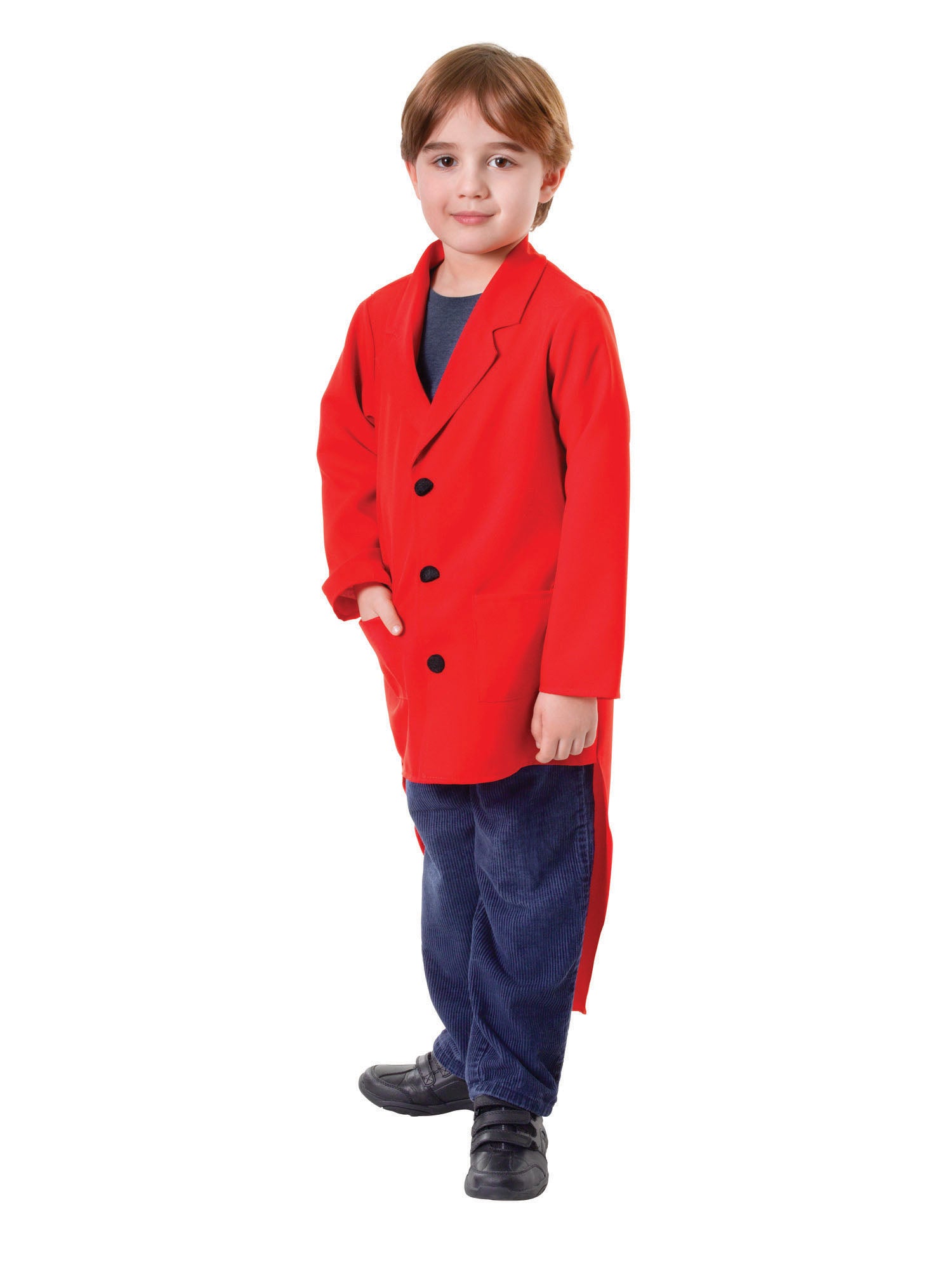 Rubies Red Tailcoat Kinderkostüm für Jungen in Rot