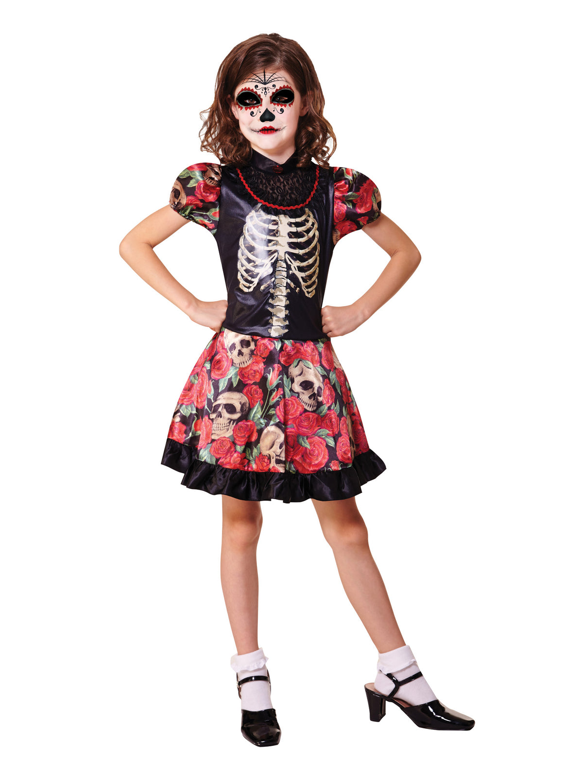 Rubies Day Of The Dead Girl Kinderkostüm für Mädchen