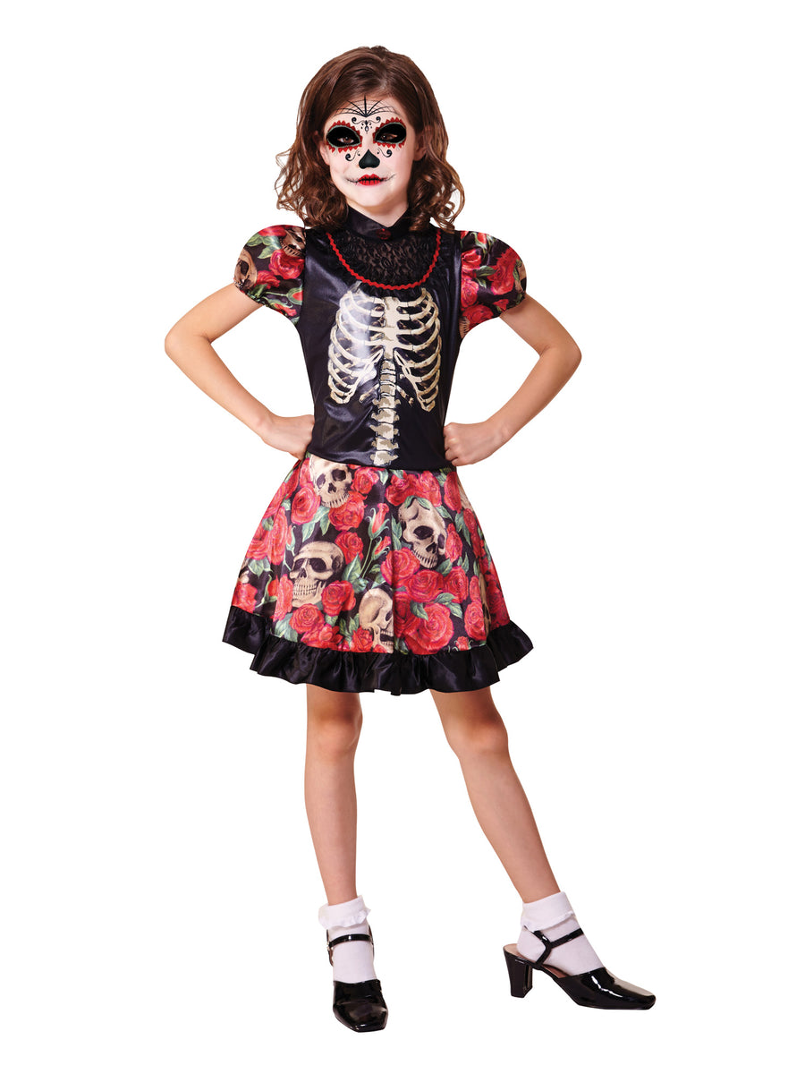 Rubies Day Of The Dead Girl Kinderkostüm für Mädchen