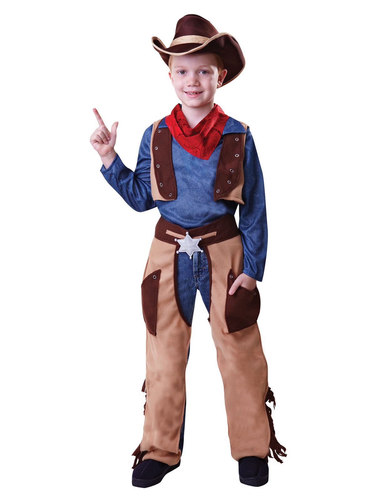 Rubies Cowboy Wild West (L) Kinderkostüm für Jungen