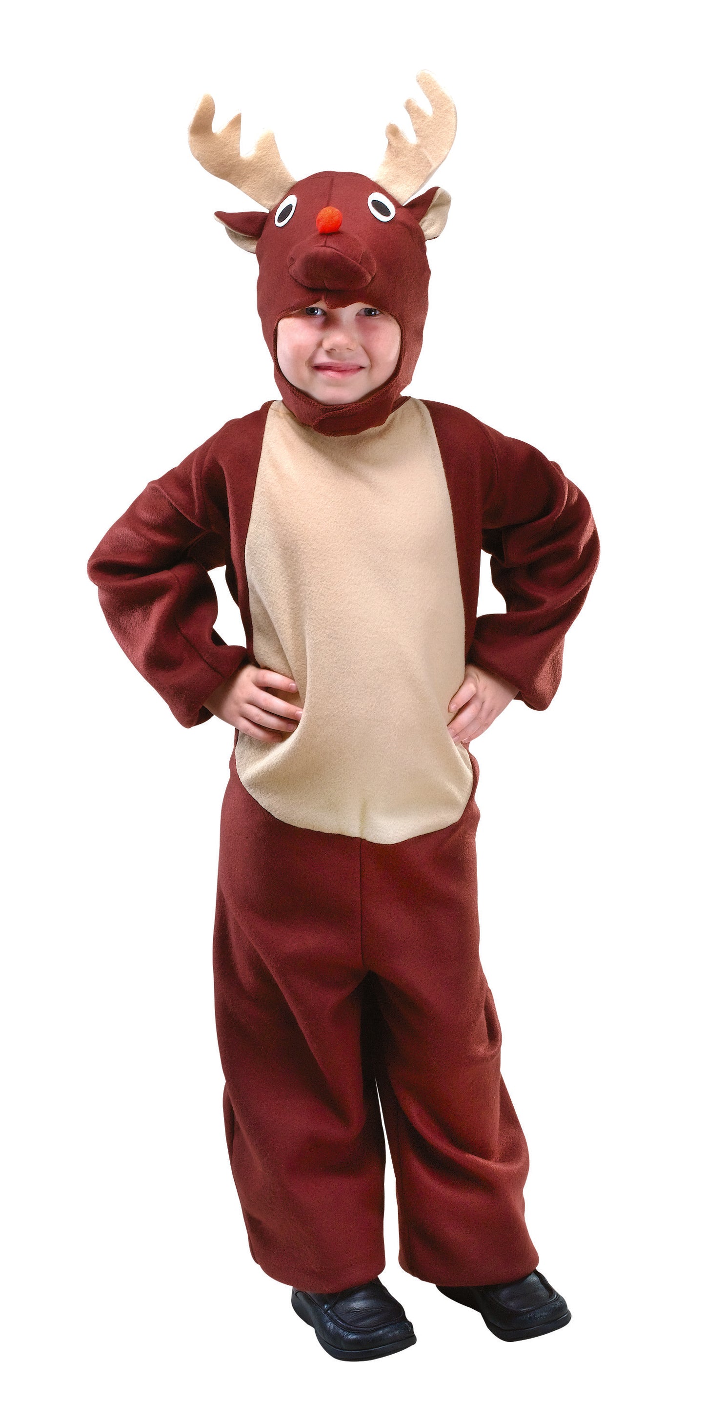 Rubies Rentier Kinderkostüm Unisex mit Overall und Head