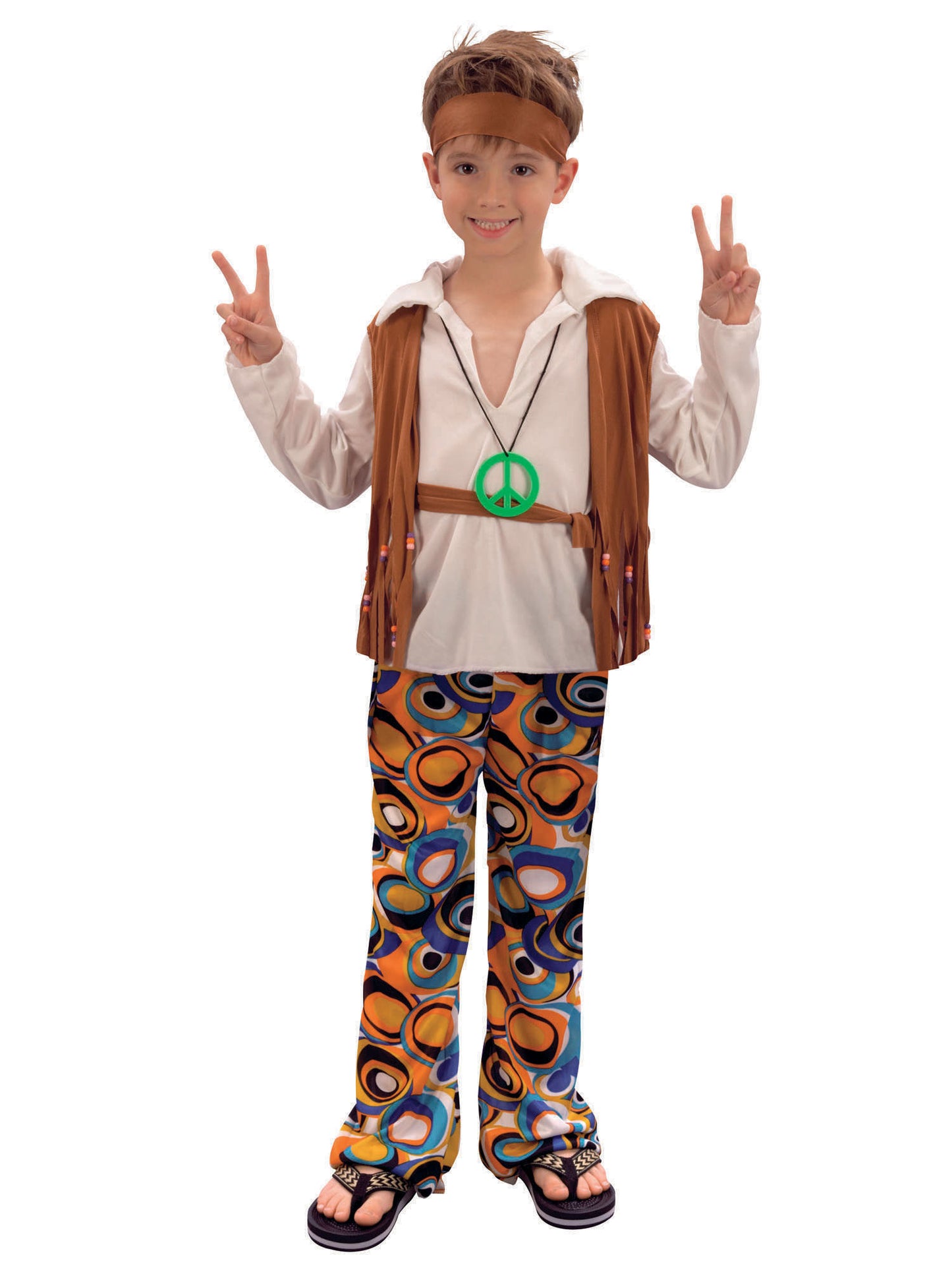 Rubies Hippie Boy Kinderkostüm für Jungen
