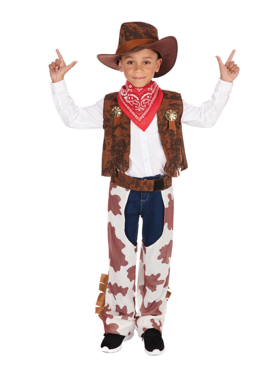 Rubies Cowboy Cow Print Kinderkostüm für Jungen