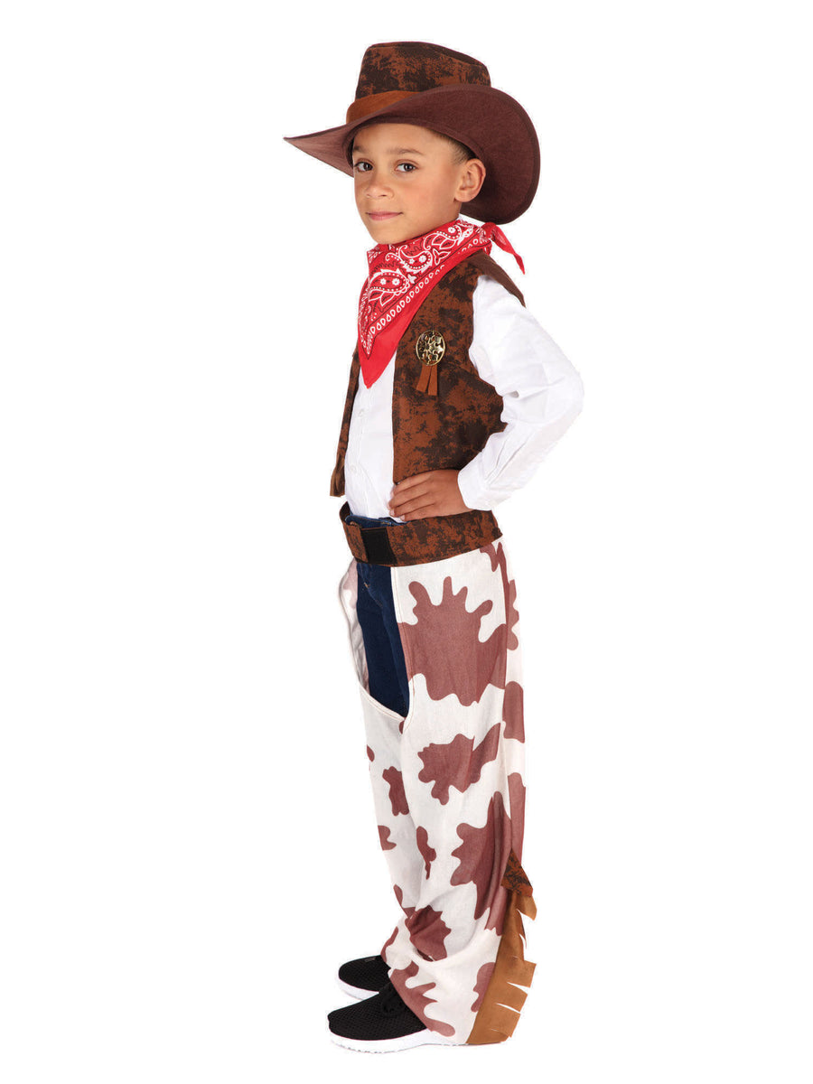 Rubies Cowboy Cow Print Kinderkostüm für Jungen