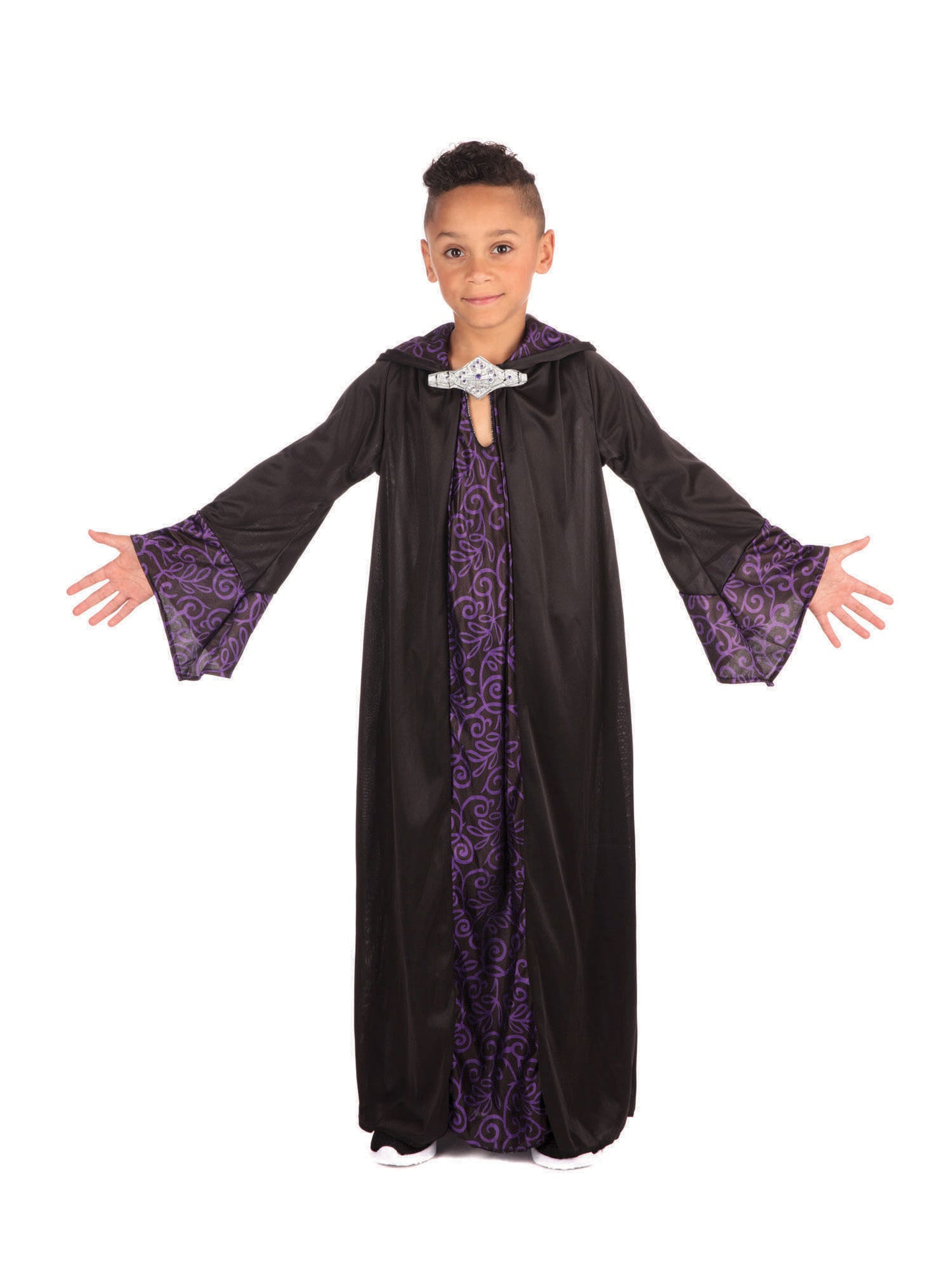 Rubies Zauberer-Robe Kinderkostüm für Jungen mit Kapuze