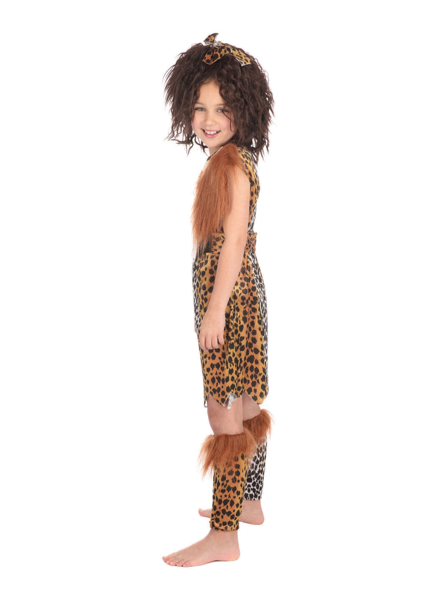 Rubies Cave Girl Kinderkostüm mit Perücke für Mädchen – Verpackung