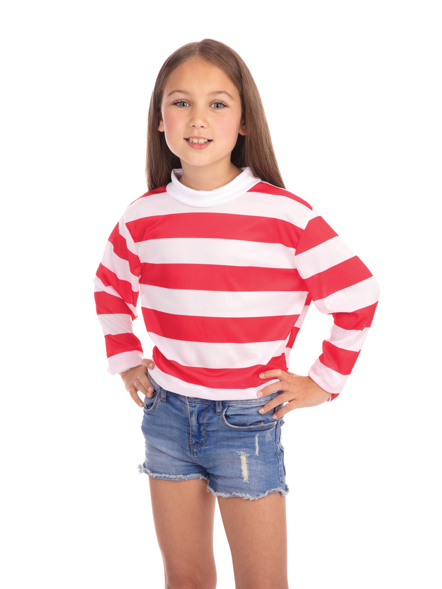 Rubies Striped Top Kinderkostüm für Jungen gestreiftes Top – Produktansicht