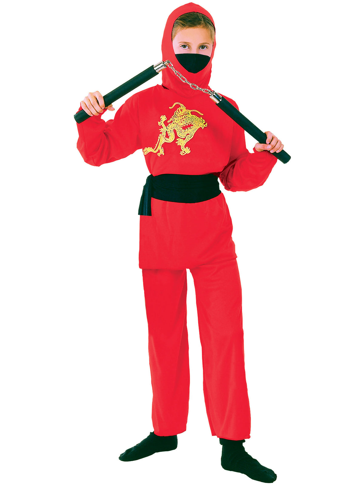 Rubies Ninja Childs Red (M) Kinderkostüm für Jungen