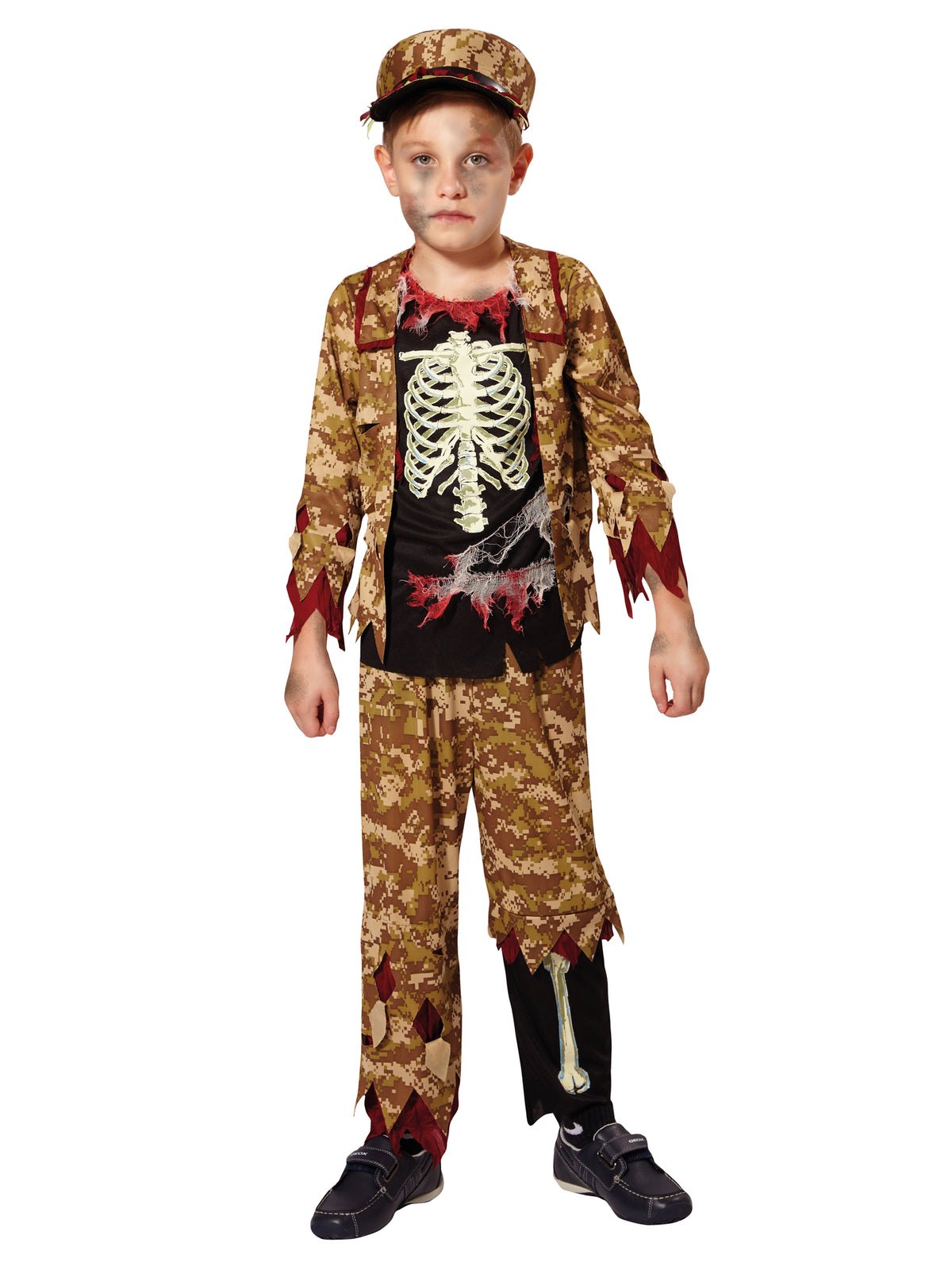 Rubies Skeleton Boy Soldier Kinderkostüm für Jungen