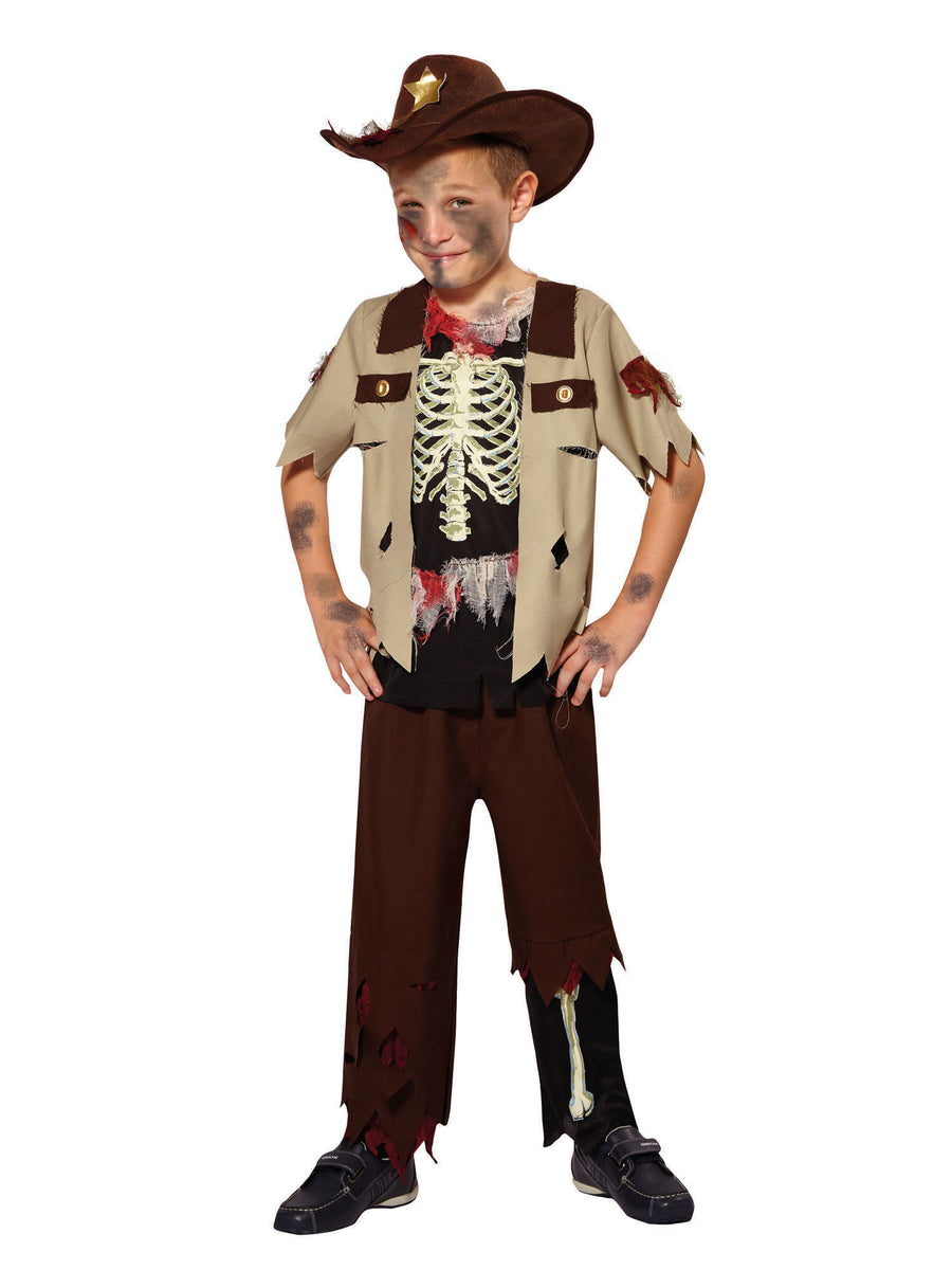 Rubies Skeleton-Sheriff-Kinderkostüm für Jungen