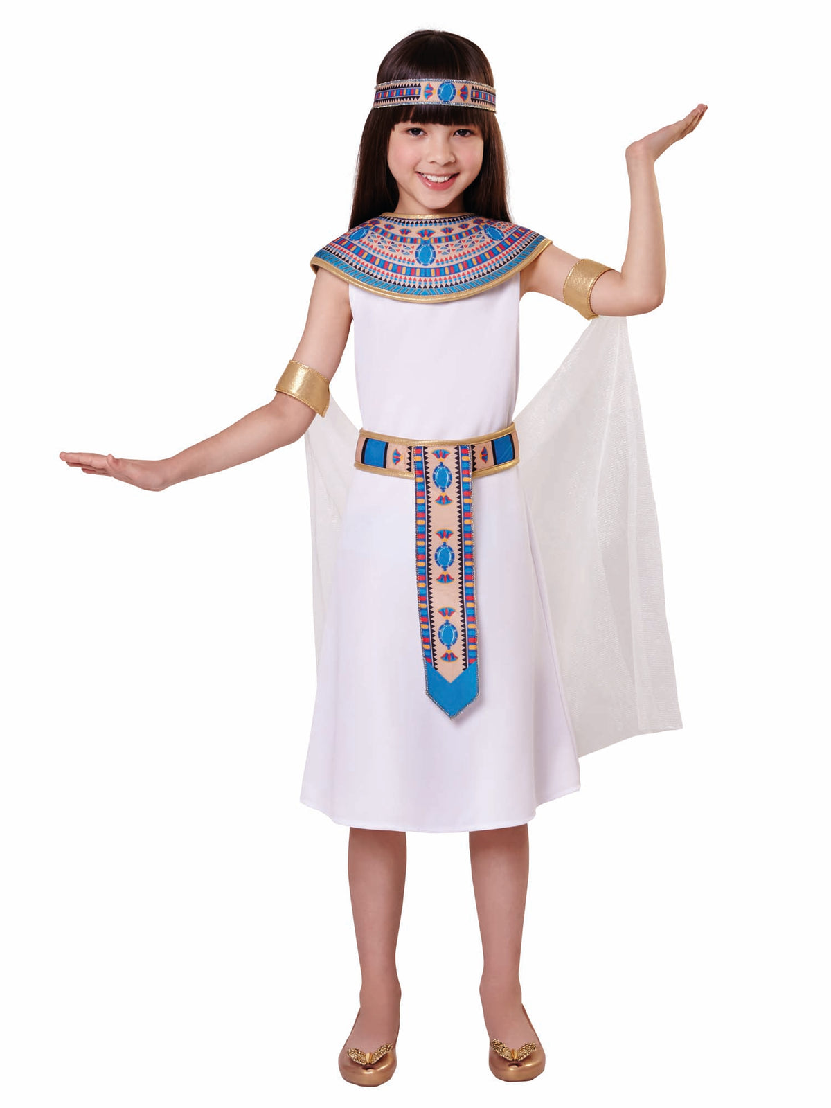 Rubies Egyptian Girl (S) Kinderkostüm für Mädchen