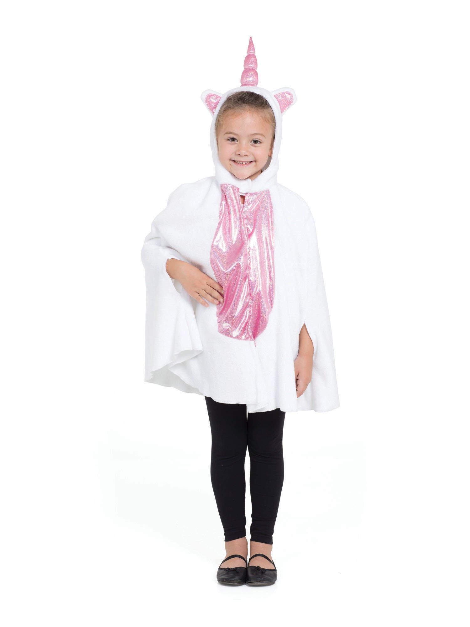 Rubies Unicorn Hoodie-Kinderkostüm für Mädchen mit Kapuze