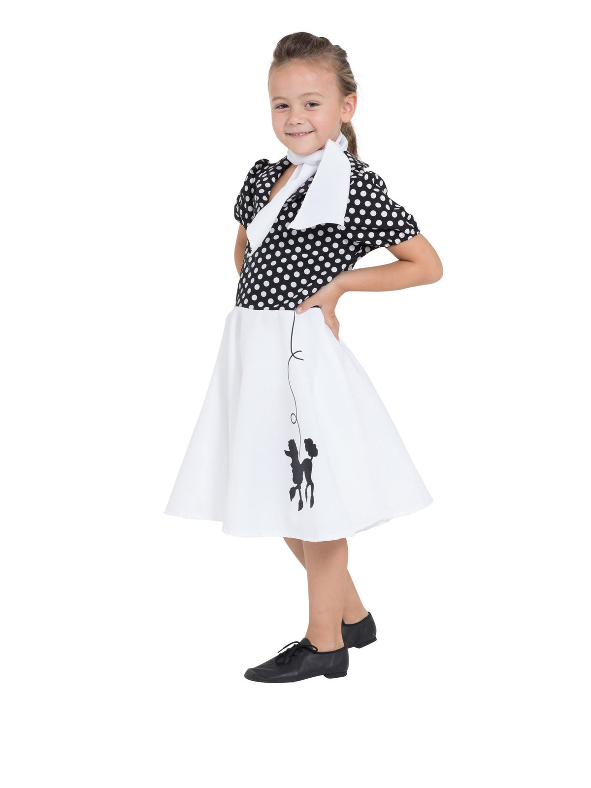 Rubies Poodle Dress Black/White Kinderkostüm für Mädchen