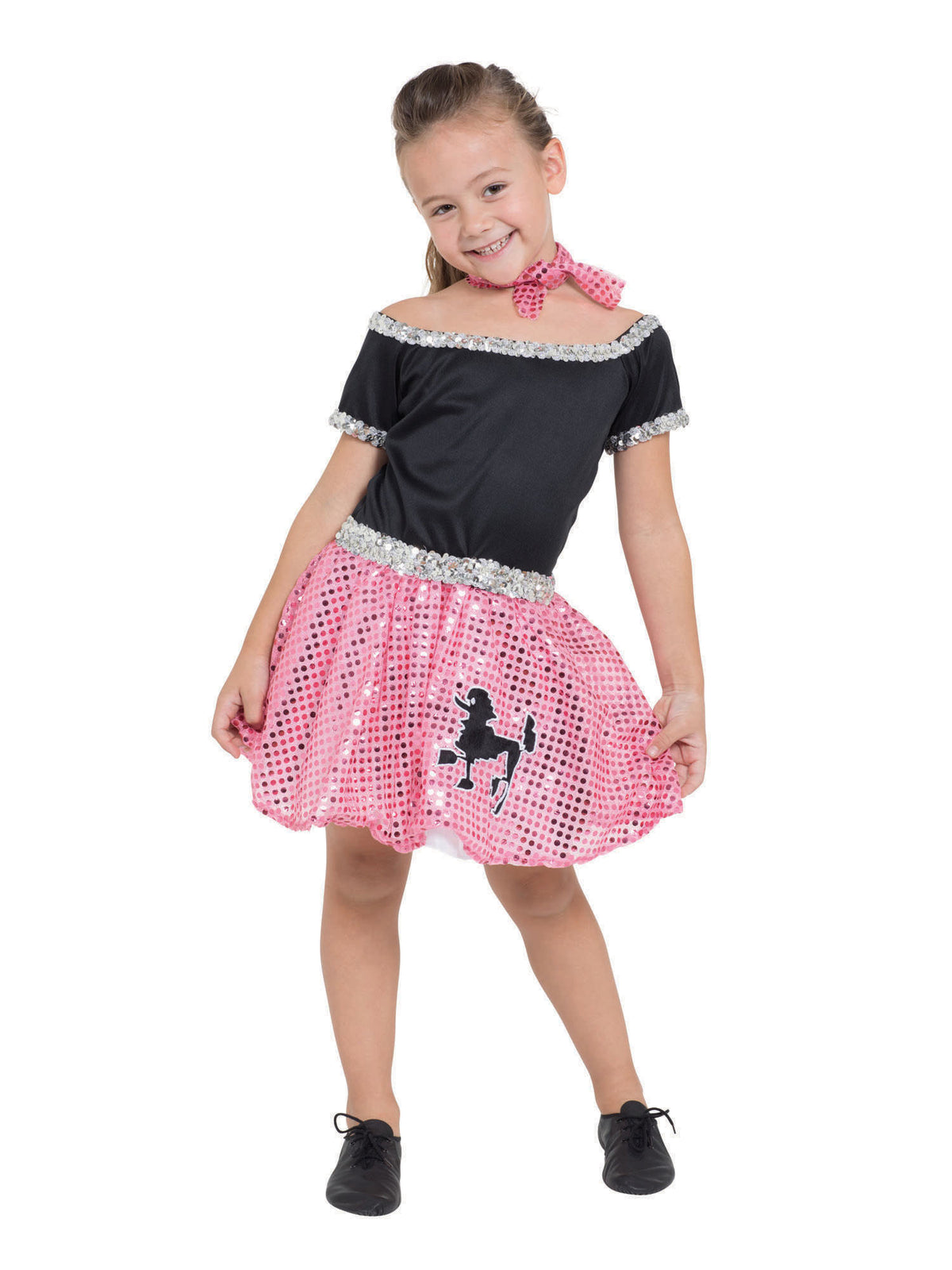 Rubies Rock ‘n’ Roll Sequin Dress Pink Kinderkostüm für Mädchen