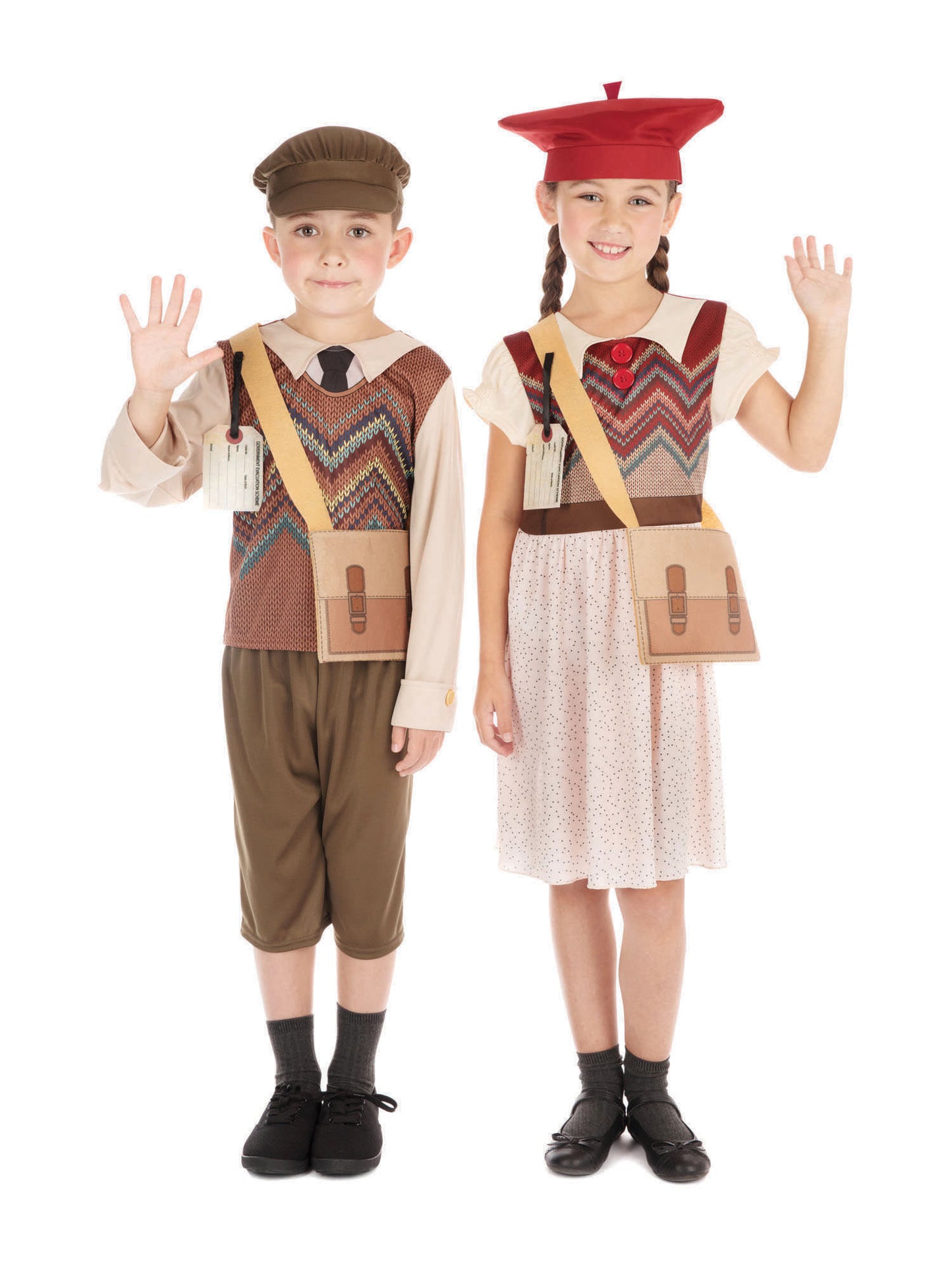 Rubies Evacuee Schoolgirl Kinderkostüm für Mädchen