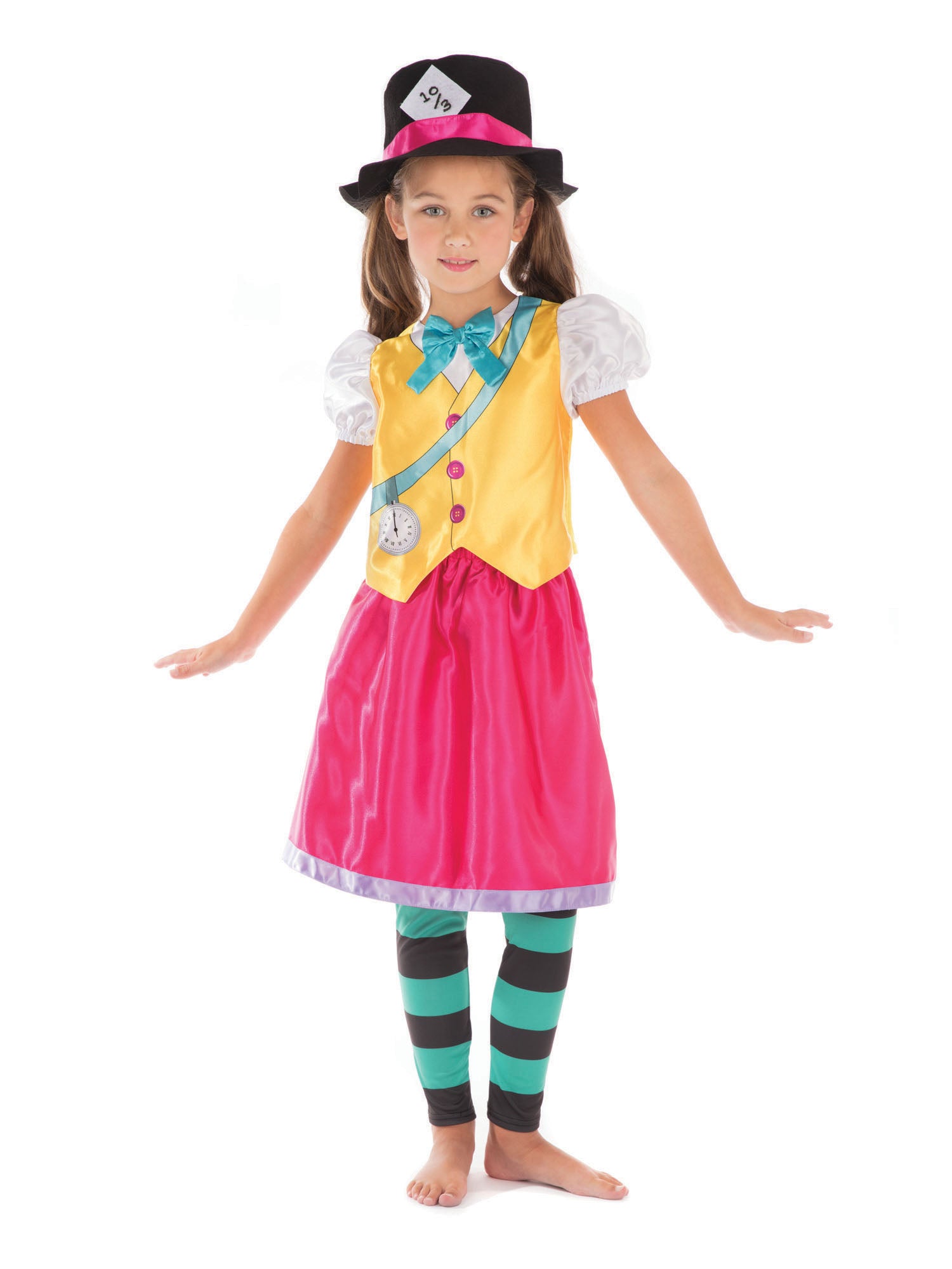 Rubies Mad Hatter Girl Kinderkostüm für Mädchen – Detailansicht