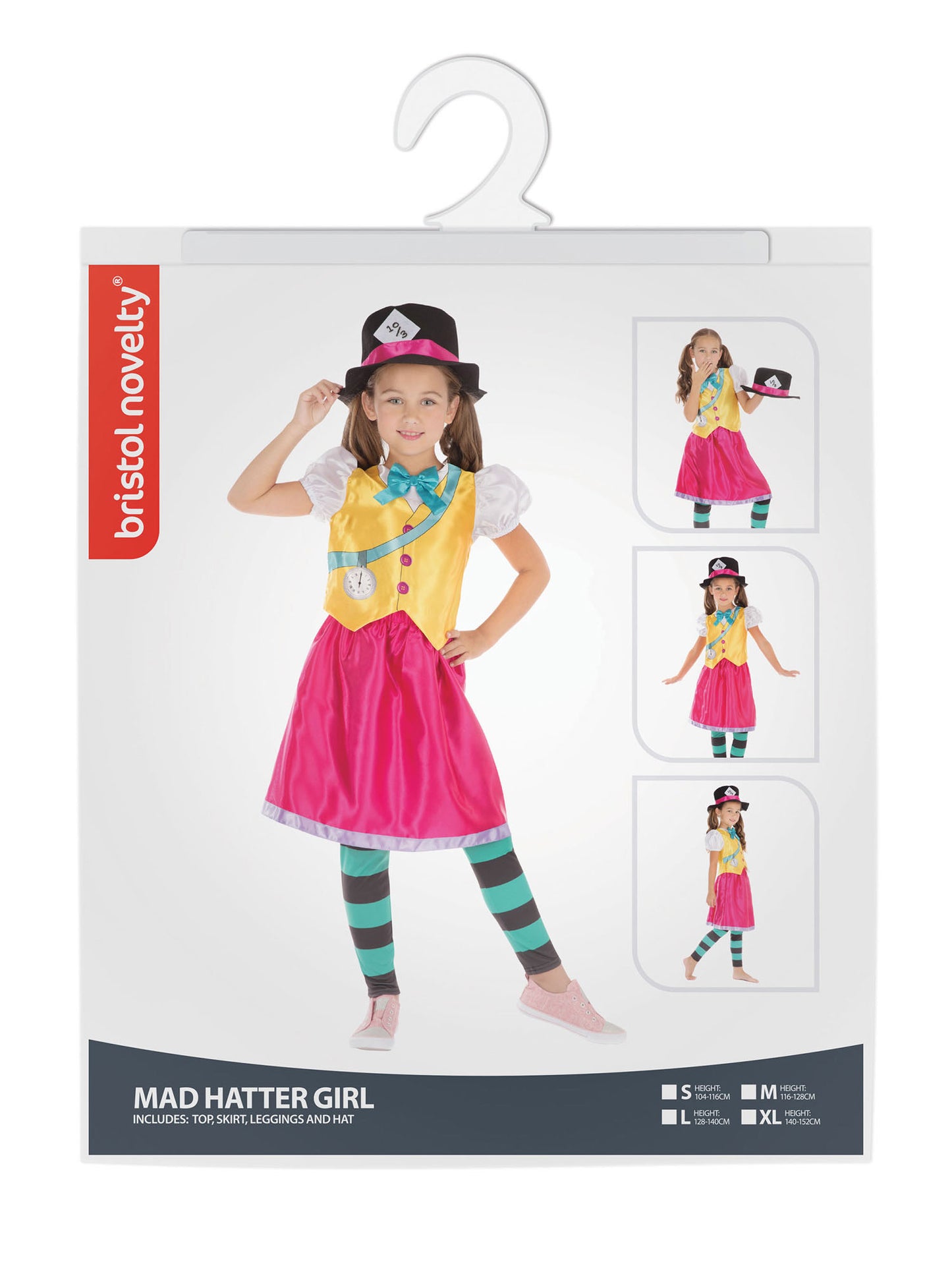 Rubies Mad Hatter Girl Kinderkostüm für Mädchen – Verpackung