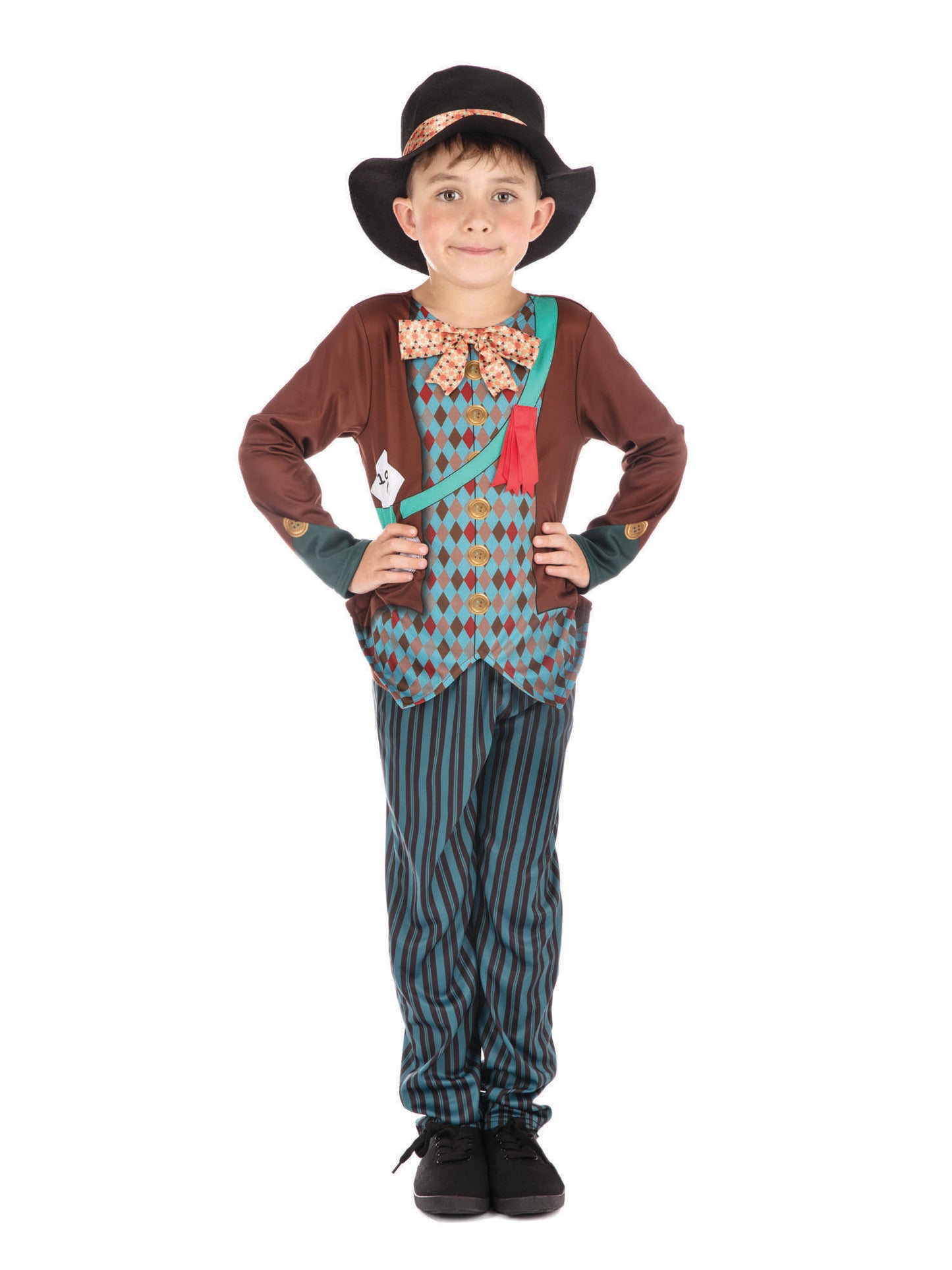 Rubies Mad Hatter Kinderkostüm für Jungen – Seitenansicht
