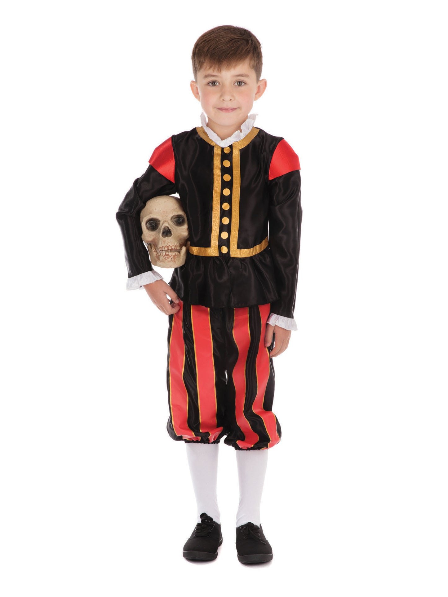 William Shakespeare Kinderkostüm für Jungen von Rubies – Verpackung