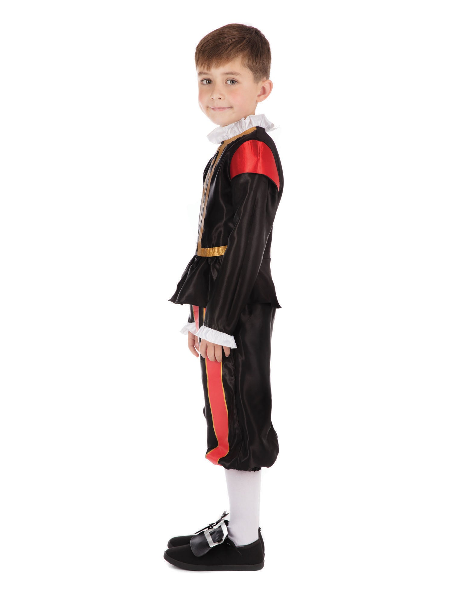 Rubies William-Shakespeare-Kinderkostüm für Jungen mit Top und Hose – Detailansicht
