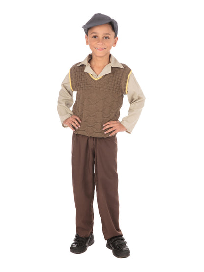 Rubies Wartime Schoolboy Kinderkostüm für Jungen