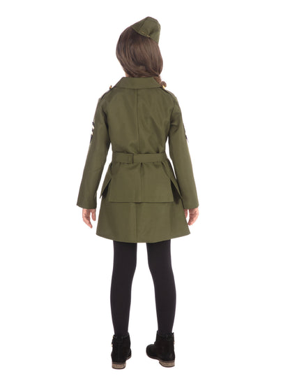 Rubies Wwii Soldier Girl Kinderkostüm für Mädchen