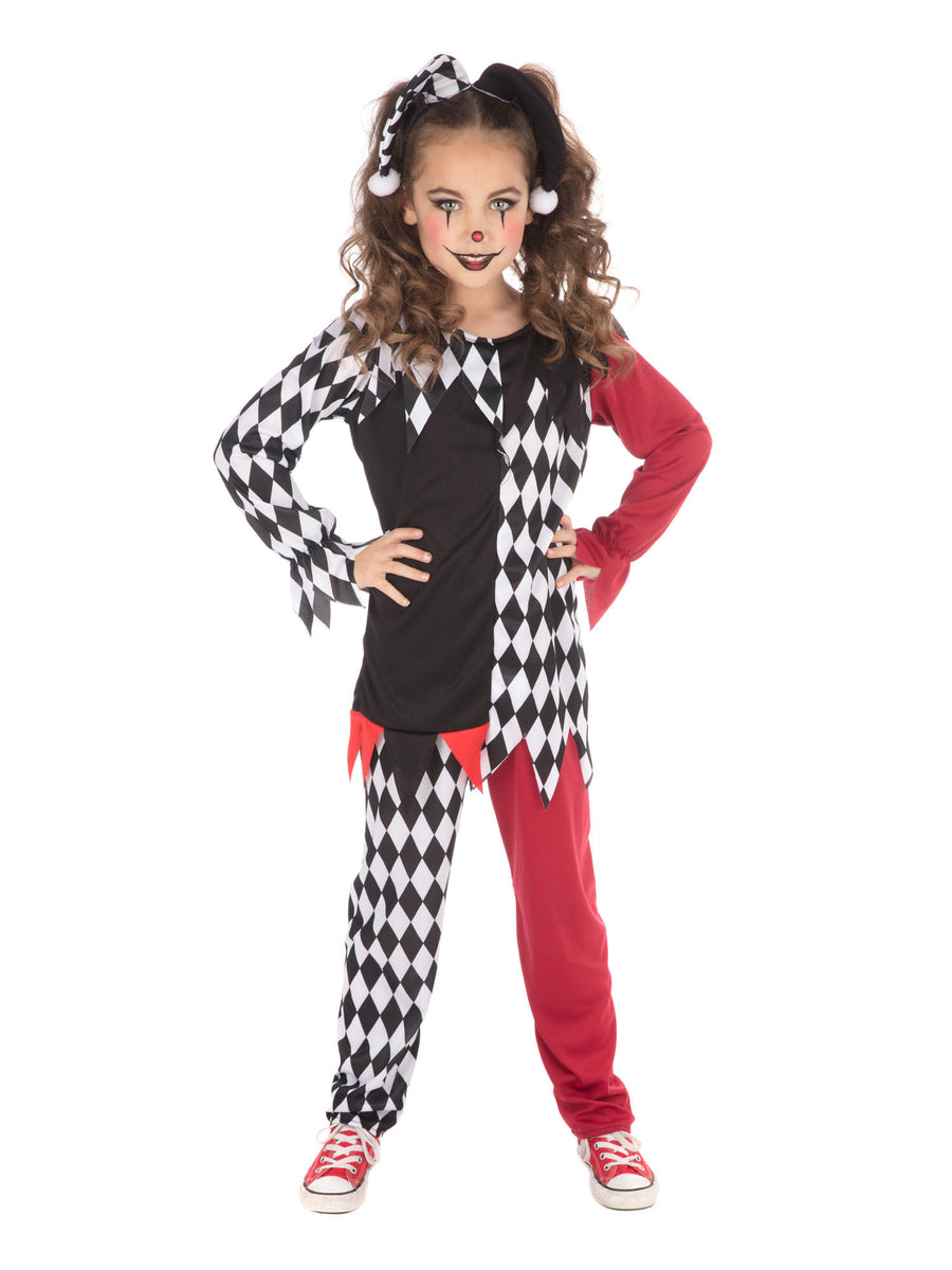 Rubies Terrorquin Kinderkostüm für Mädchen mit Top, Hose und Headband